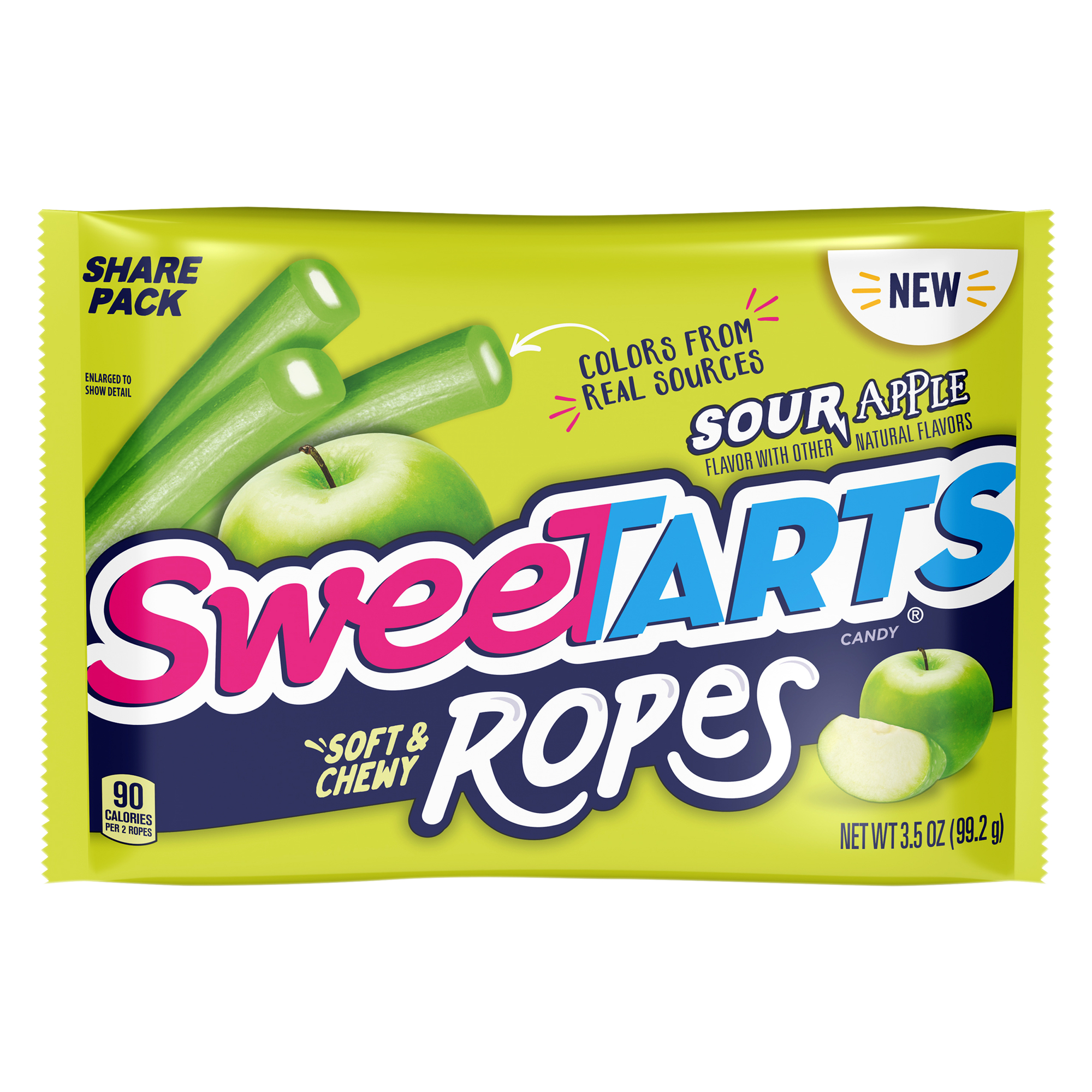 Sweetarts® Sour Apple Soft & Chewy Ropes Share Pack 3.5oz