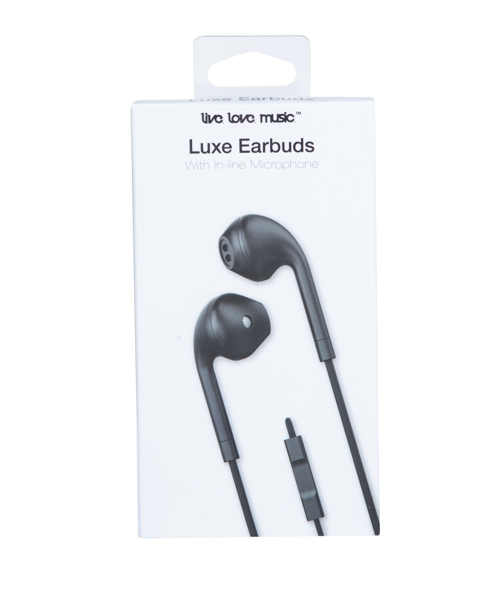 Luxe Earbuds w/ in-Line Microphone
