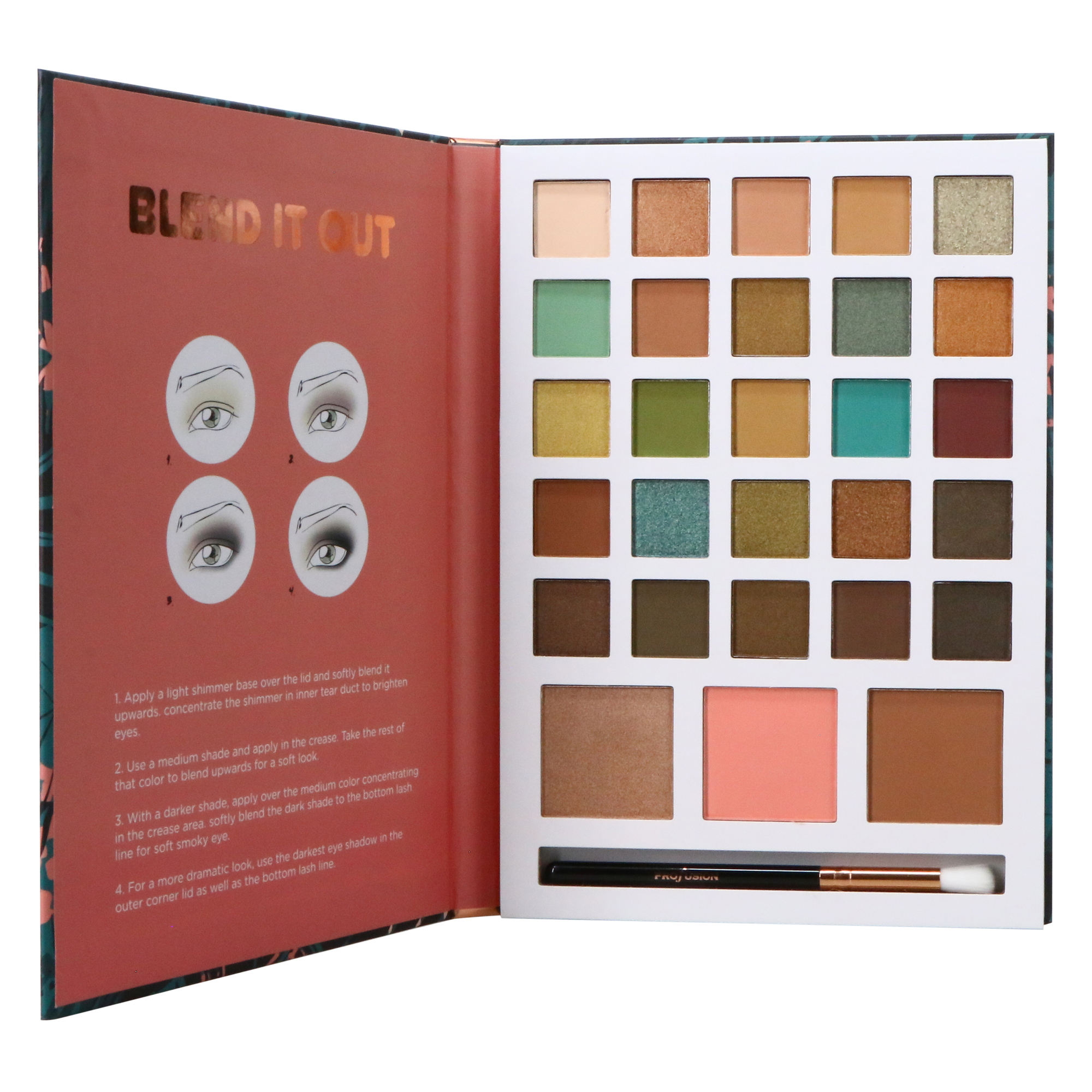 Profusion 'Hello Gorgeous' Beauty Book 28-Piece Makeup Palette