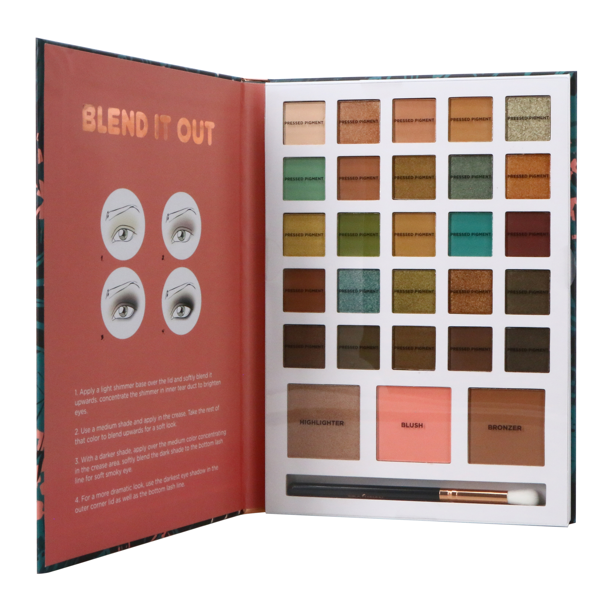 Profusion 'Hello Gorgeous' Beauty Book 28-Piece Makeup Palette