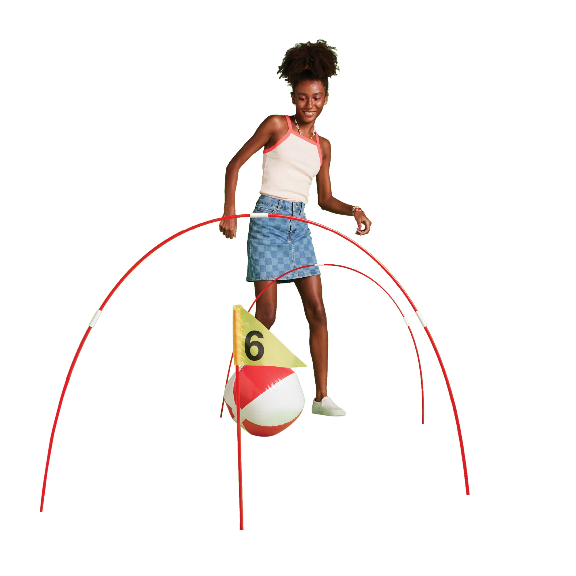 Giant Kickball Croquet Game Set