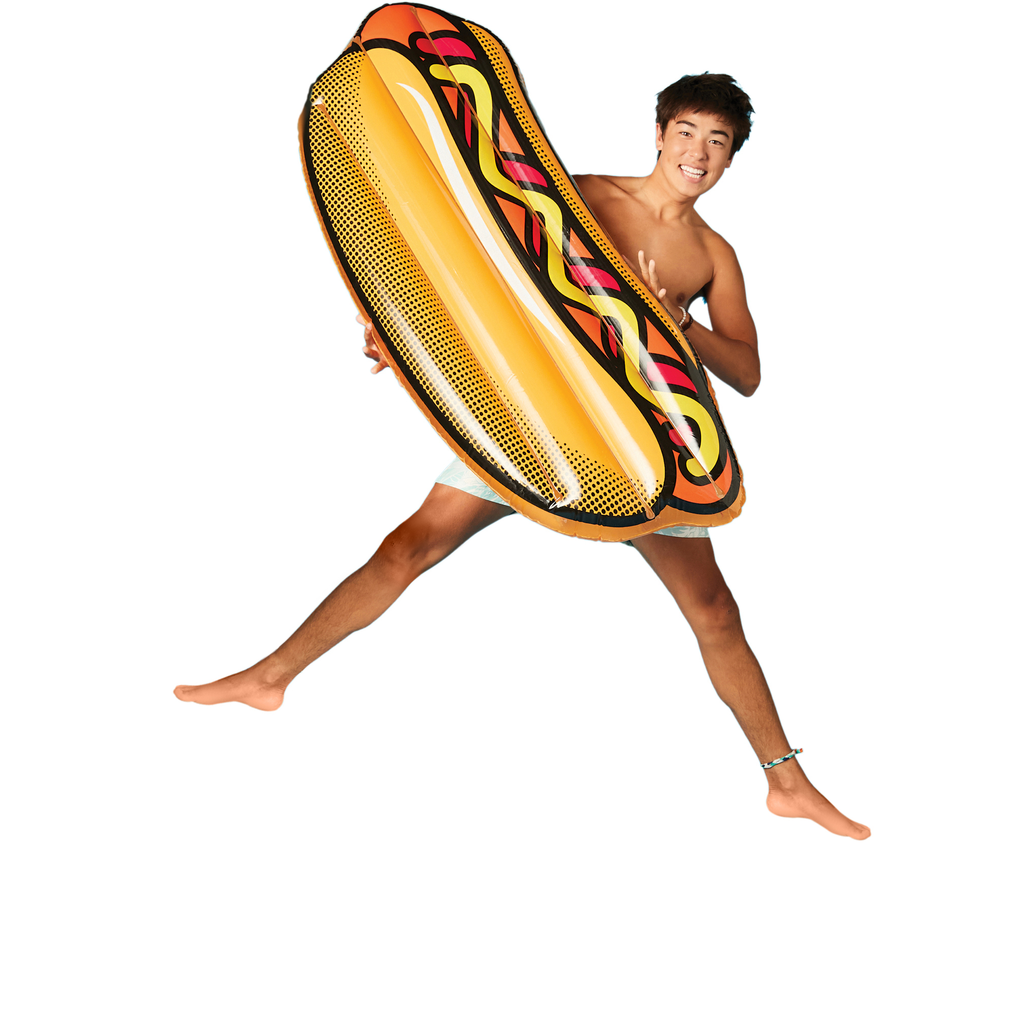 Hot Dog Pool Float 56.7in x 23.6in