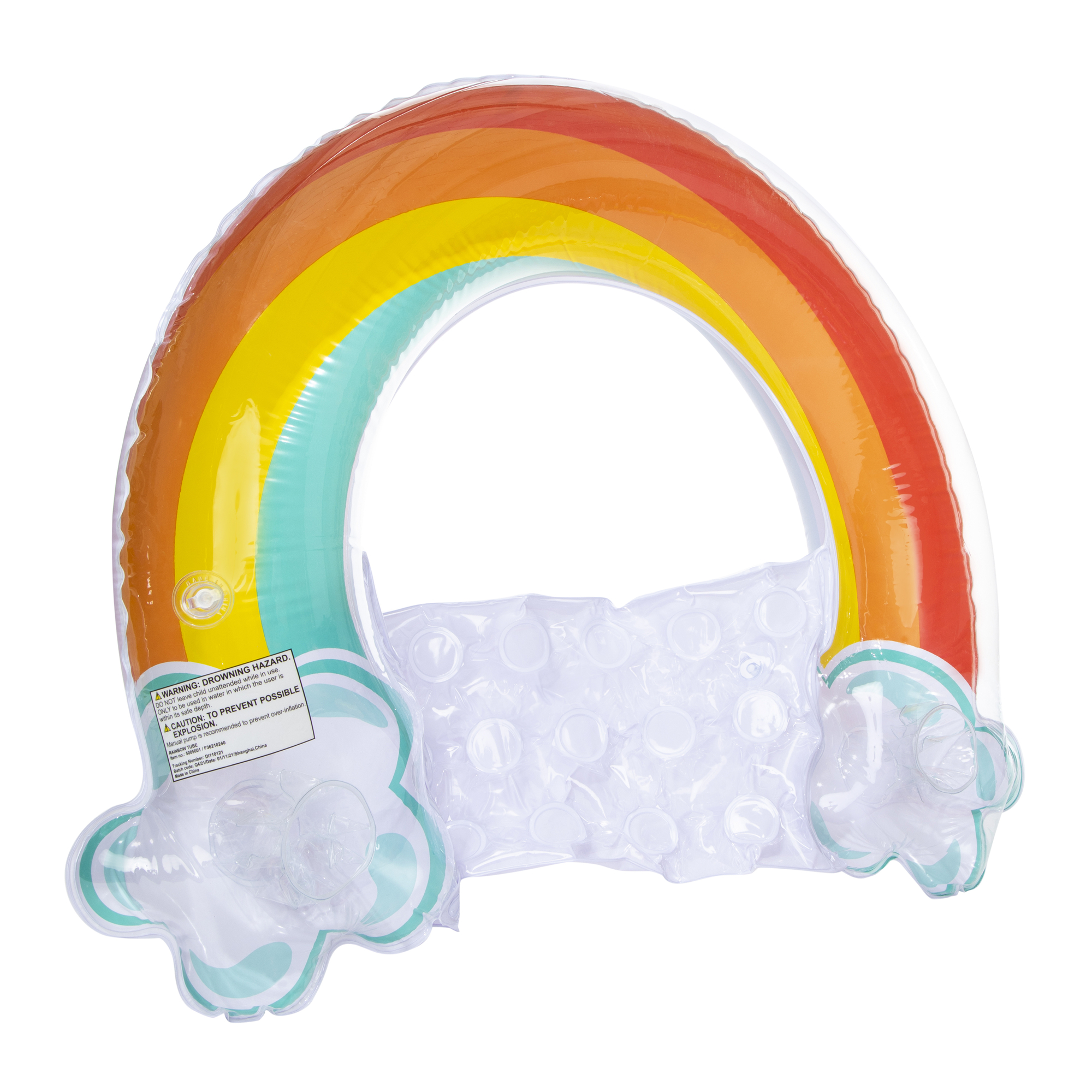Rainbow Tube Pool Float 41.7in x 28.3in