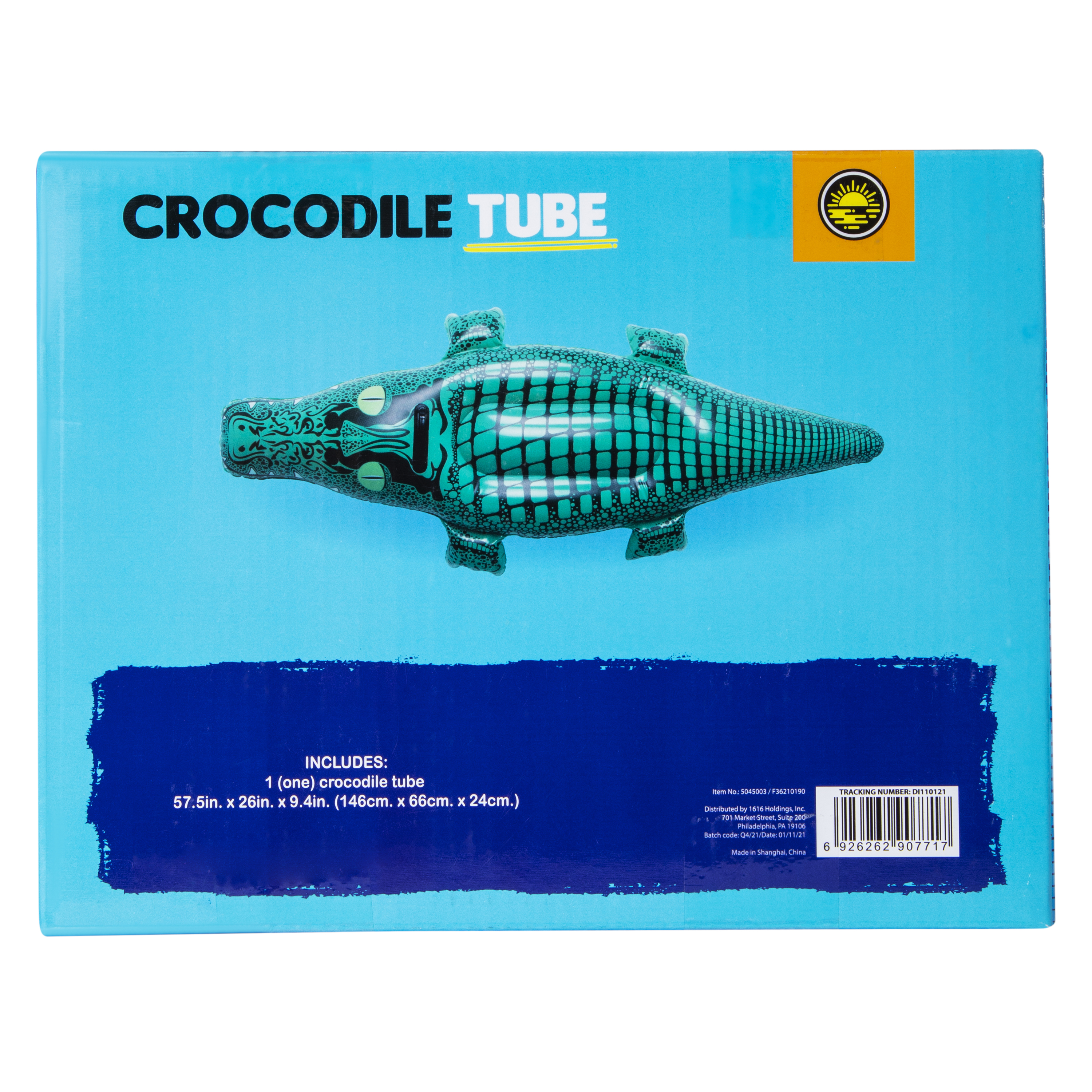 Crocodile Pool Float 57.5in x 26in