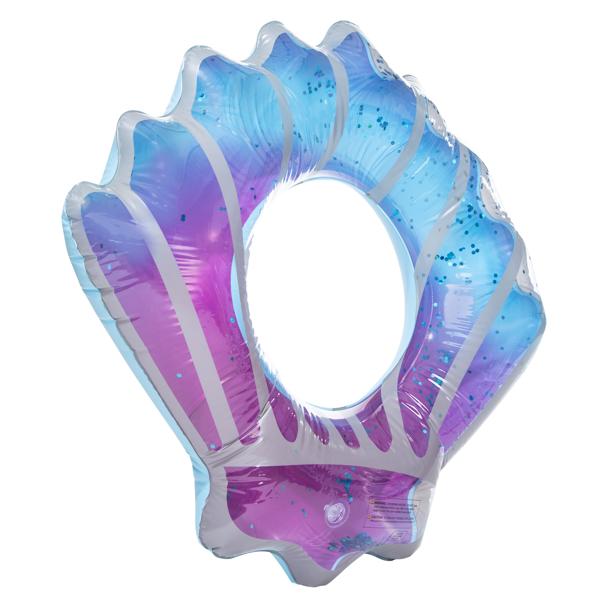 Glitter Shell inner Tube Pool Float 35.4in x 38.6in