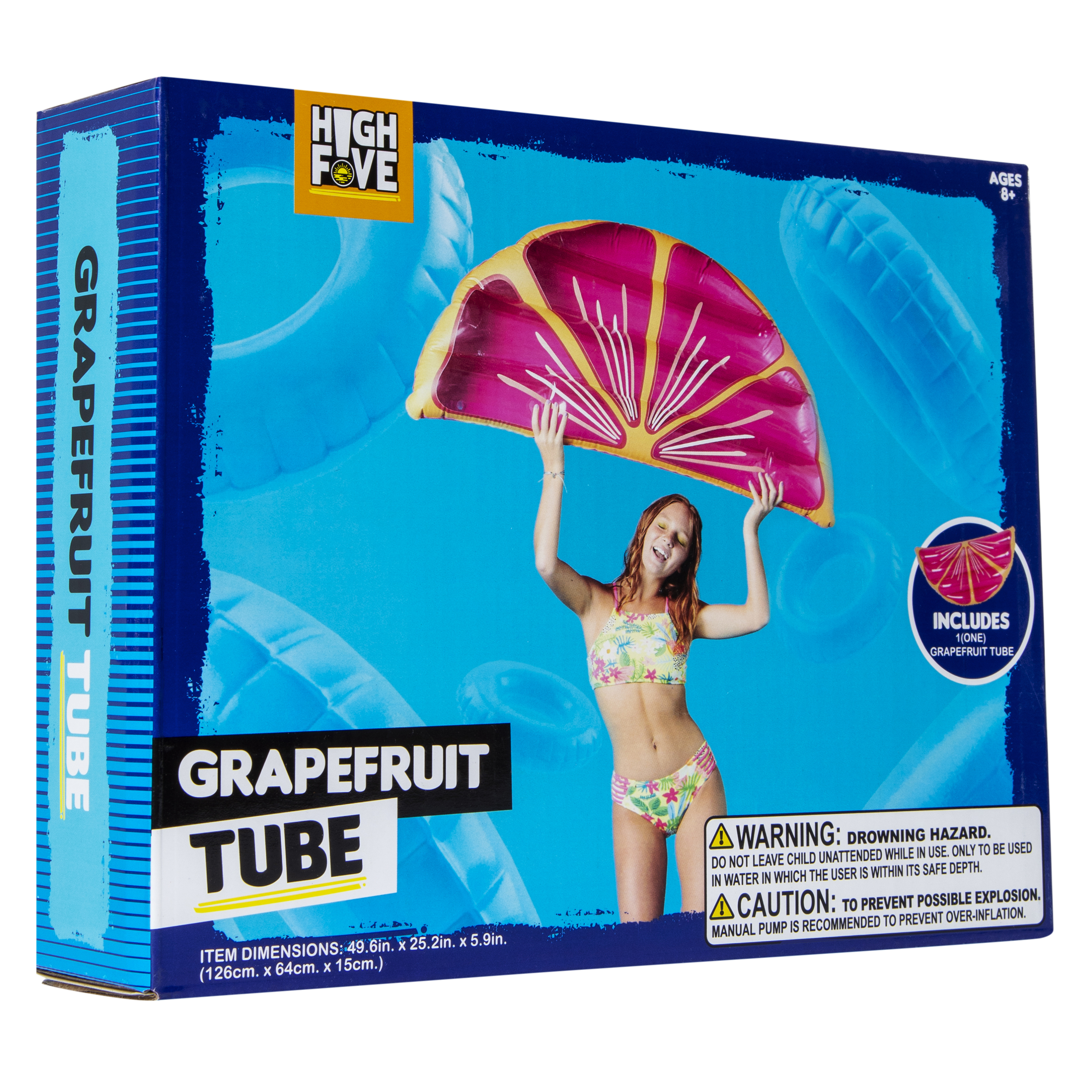 Grapefruit Pool Float 49.6in x 25in
