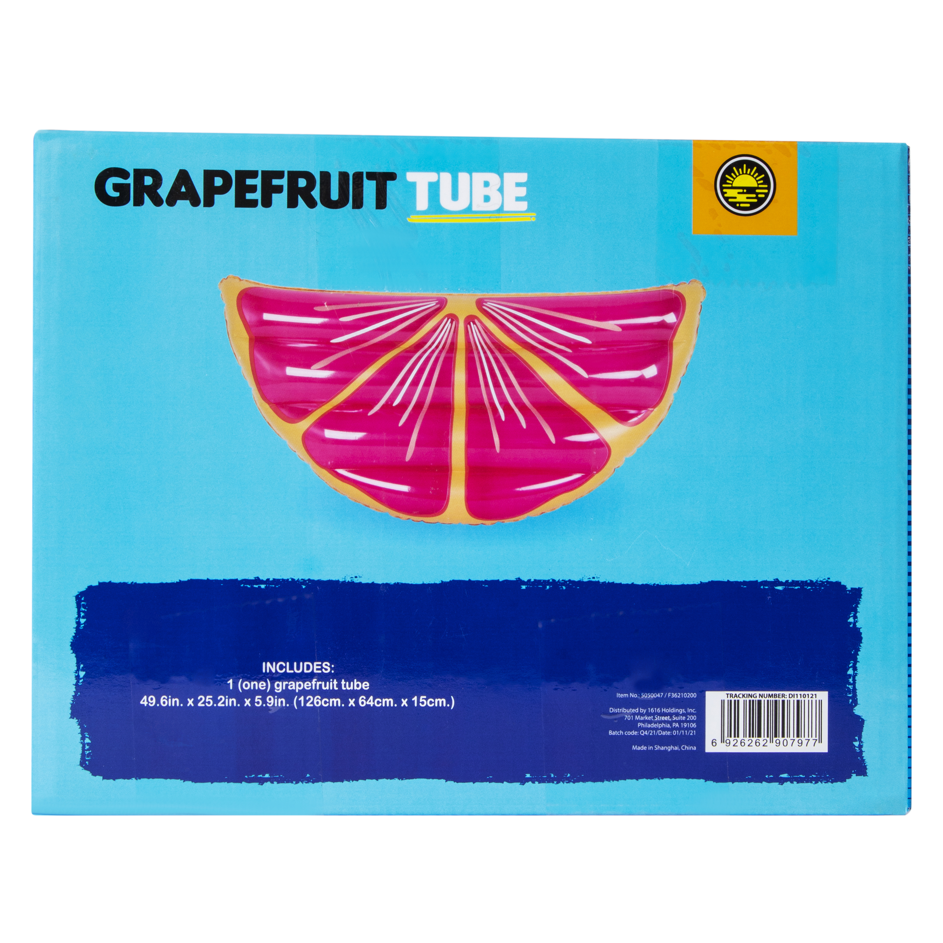 Grapefruit Pool Float 49.6in x 25in