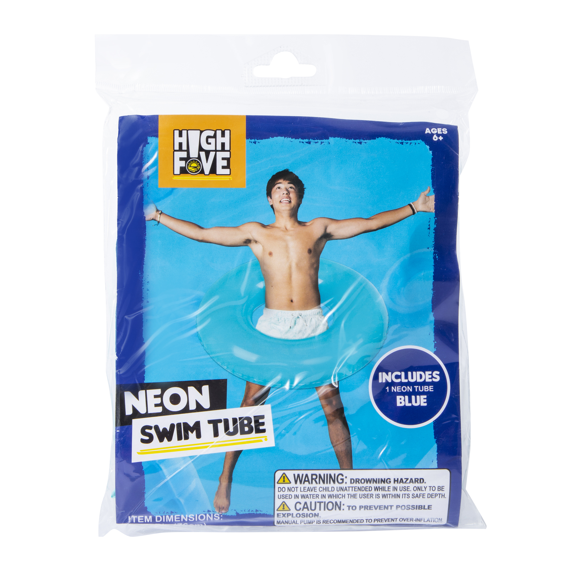 Neon inflatable Pool Float 30in