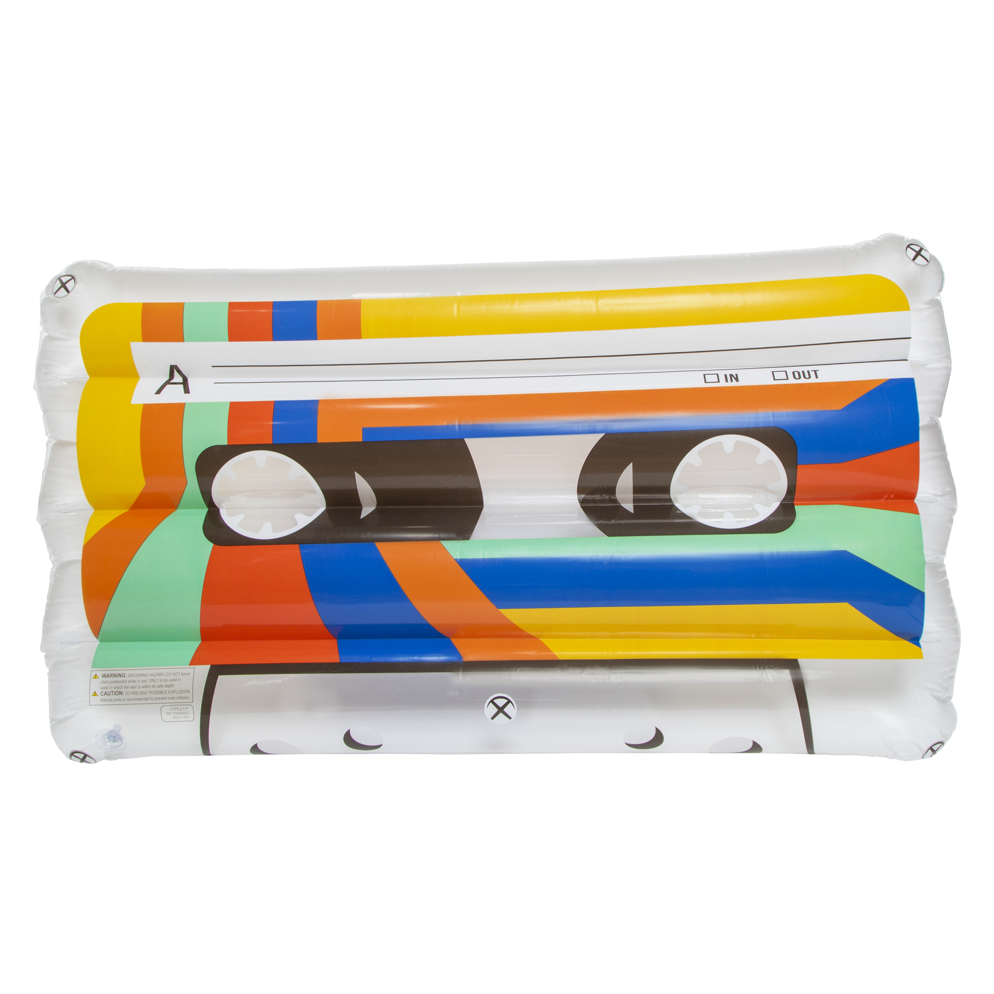 Mix Tape inflatable Pool Float 45.3in