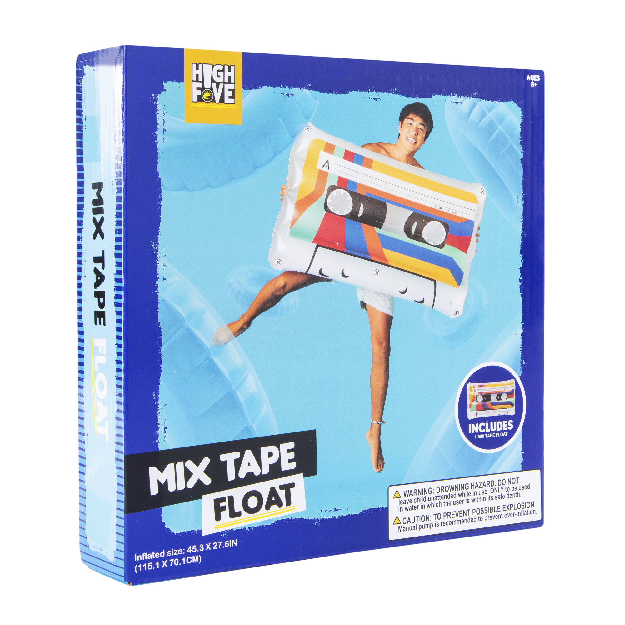 Mix Tape inflatable Pool Float 45.3in