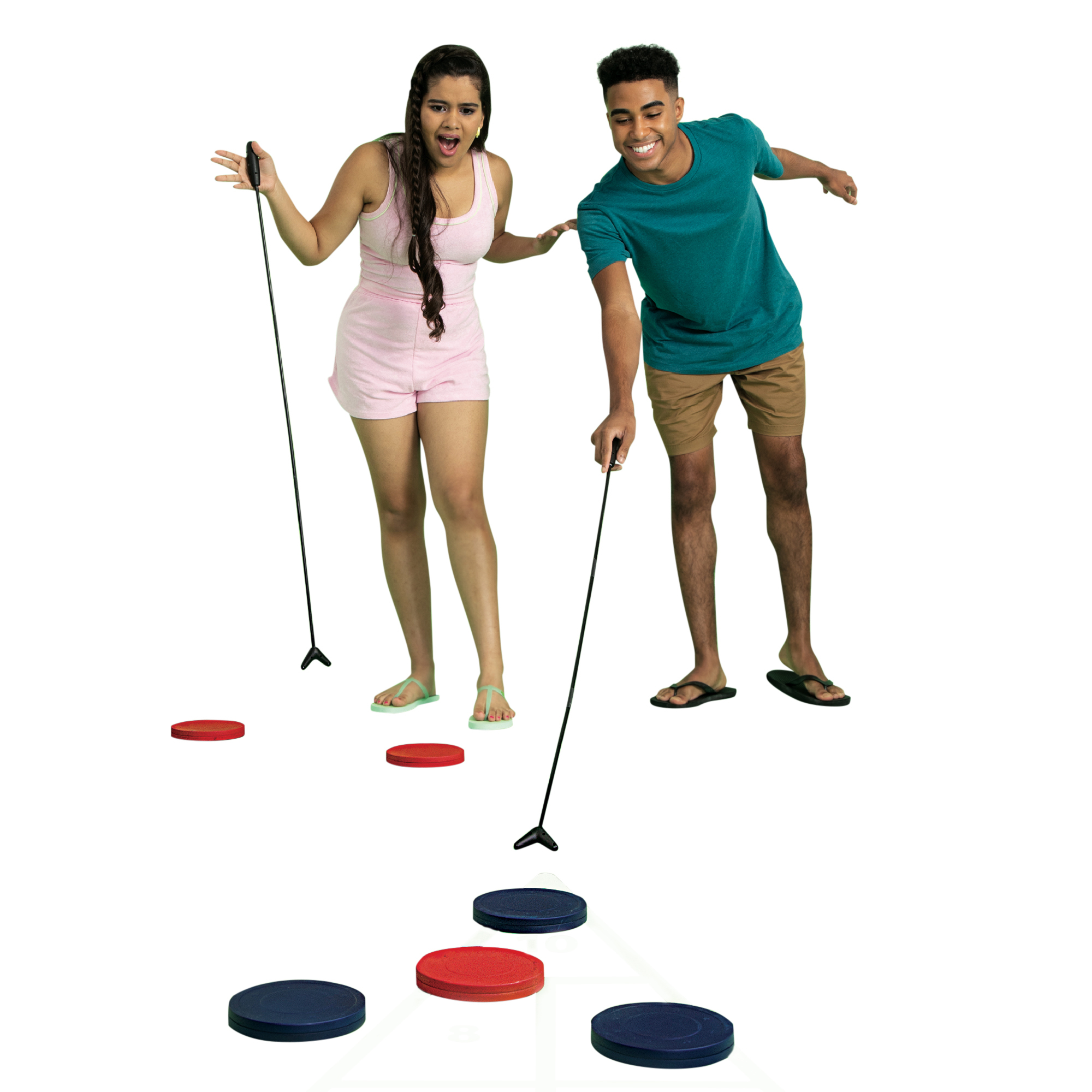 Sidewalk Shuffleboard Outdoor Game Set