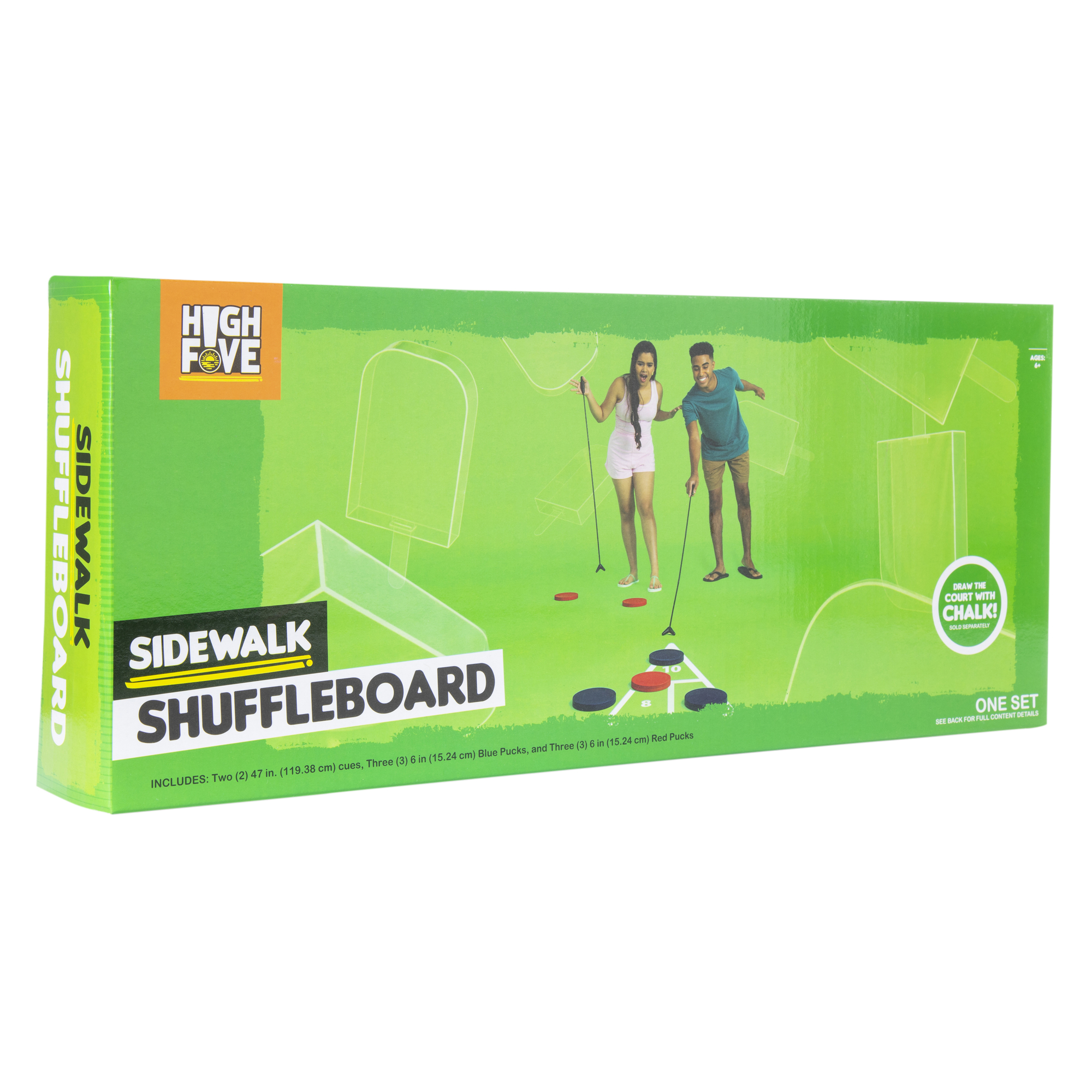 Sidewalk Shuffleboard Outdoor Game Set