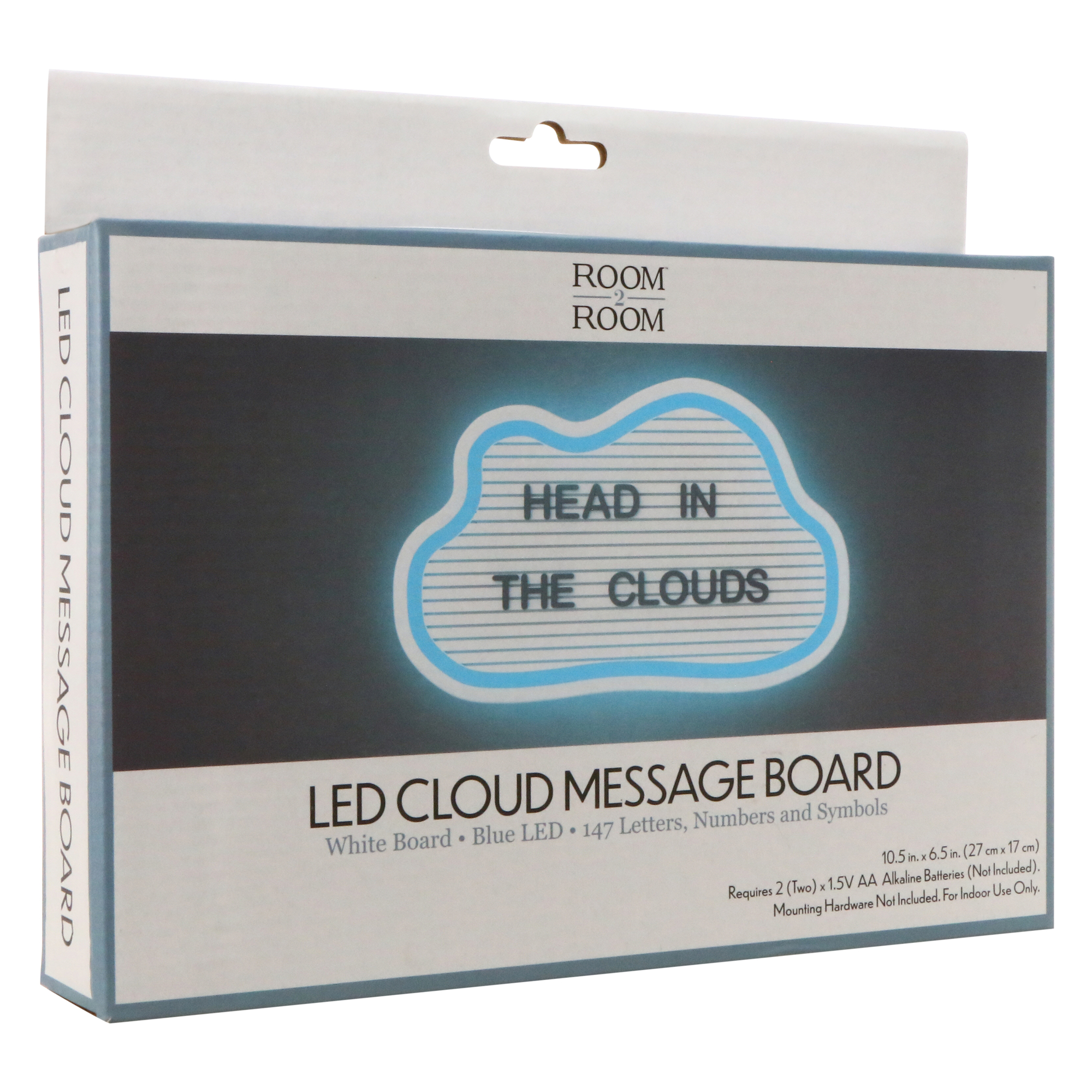 LED Cloud Message Board 10.5in x 6.5in