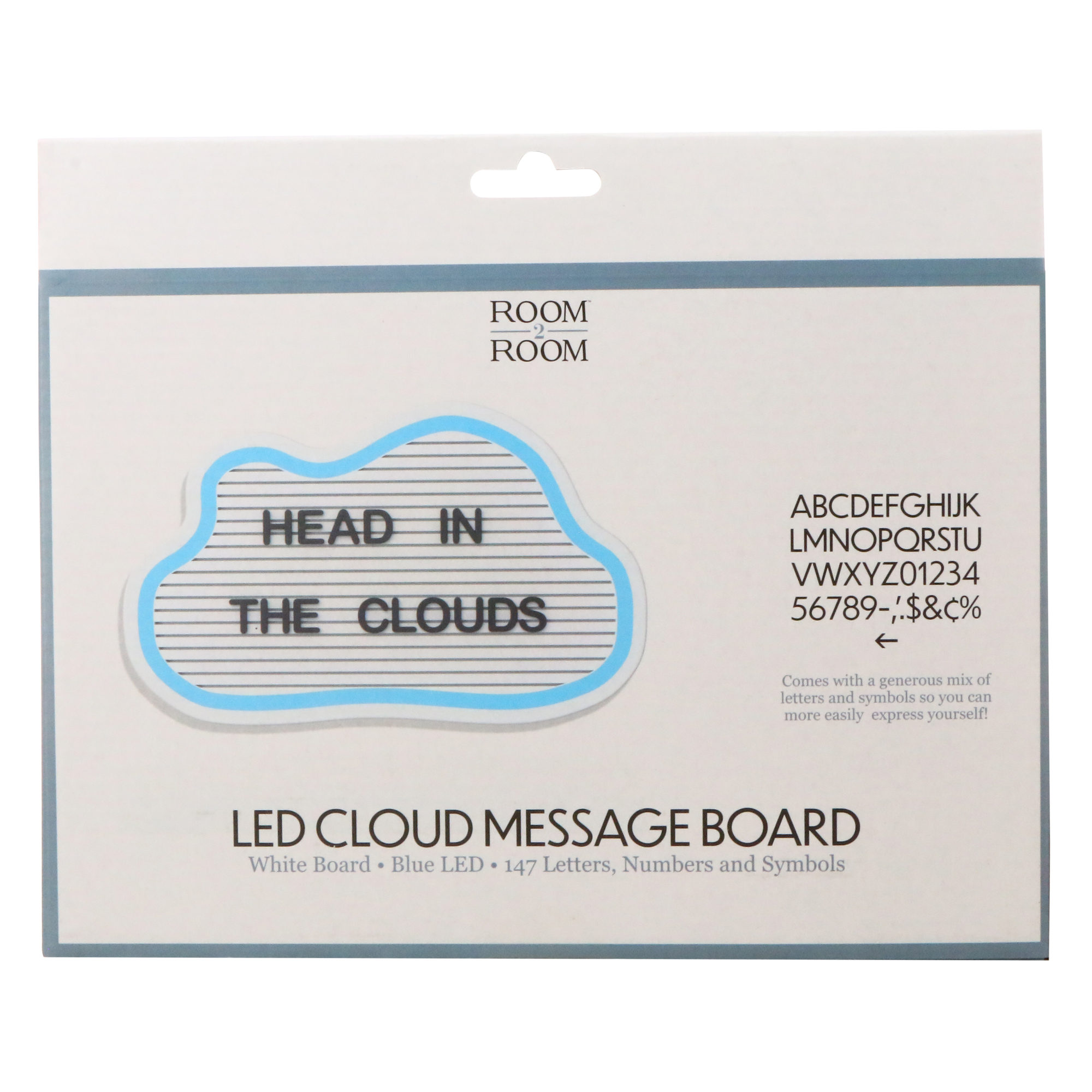 LED Cloud Message Board 10.5in x 6.5in