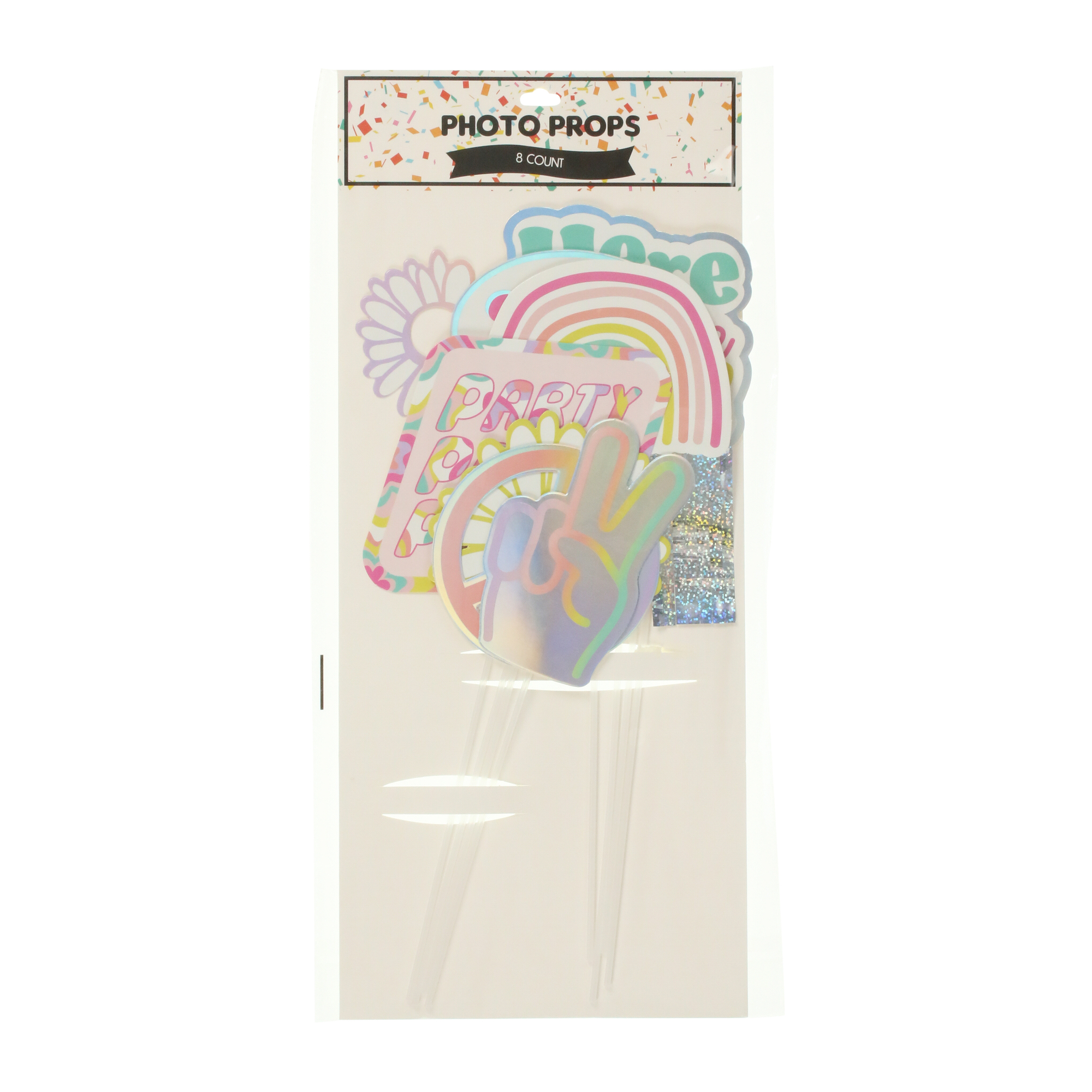 Party Photo Props 8 Count