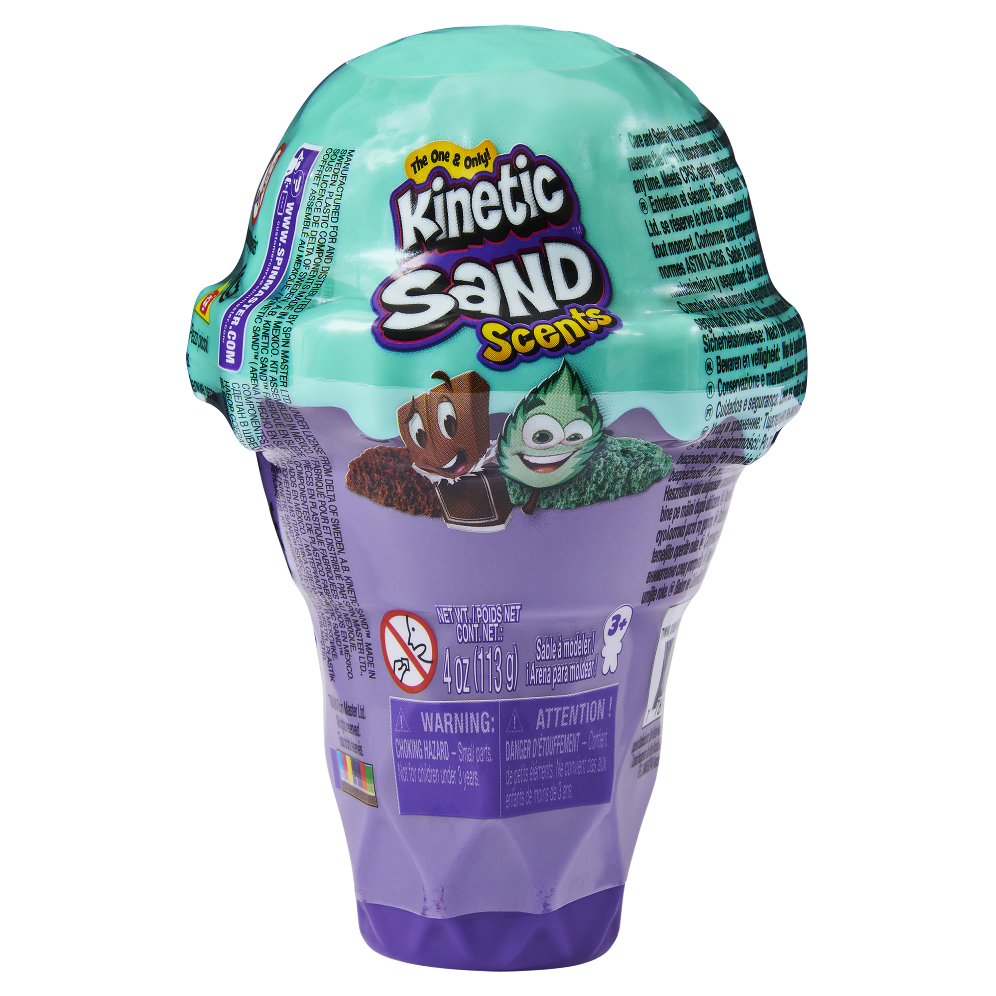 Kinetic Sand® Scents Ice Cream w/ 2 Colors 4oz