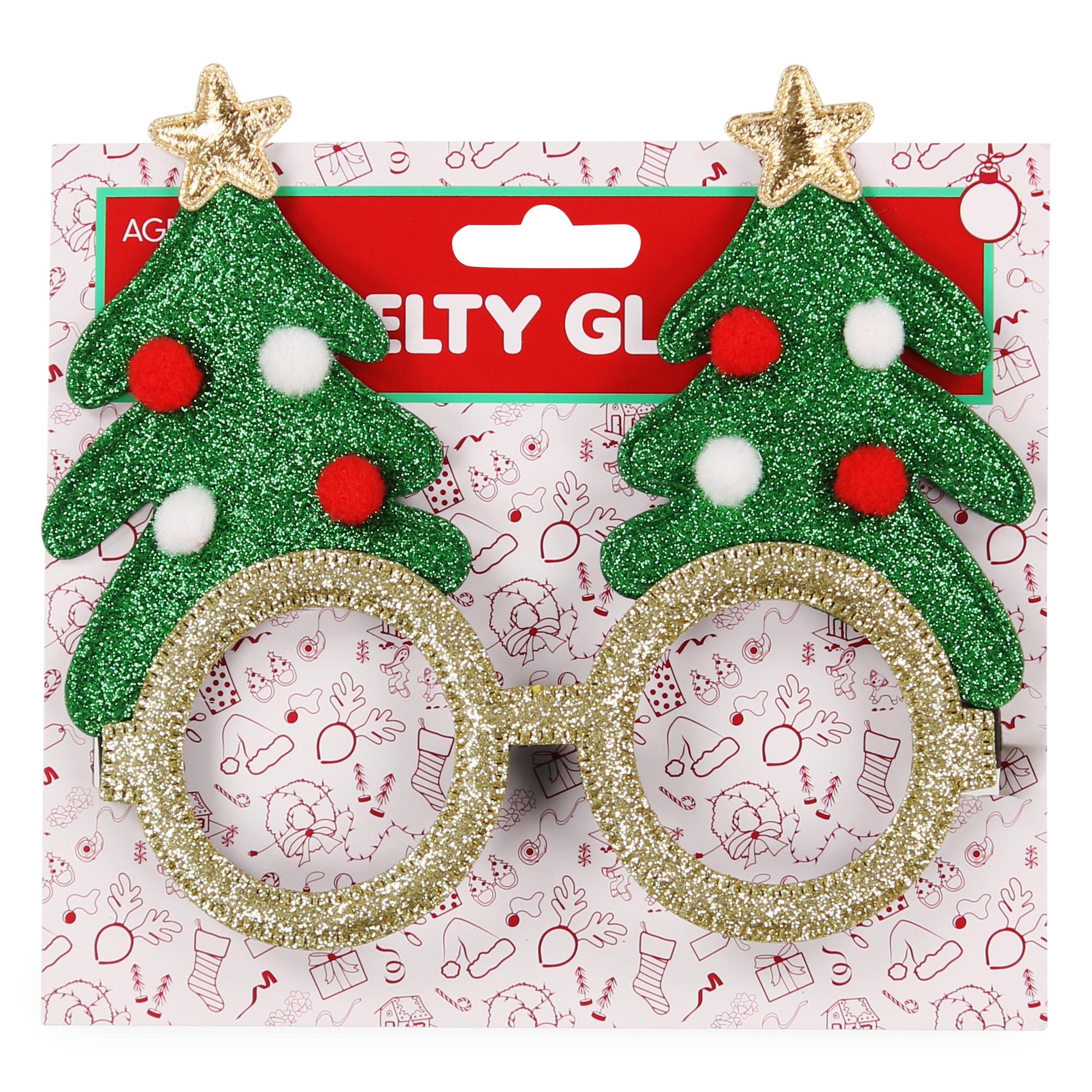 Sparkly Holiday Novelty Eye Glasses