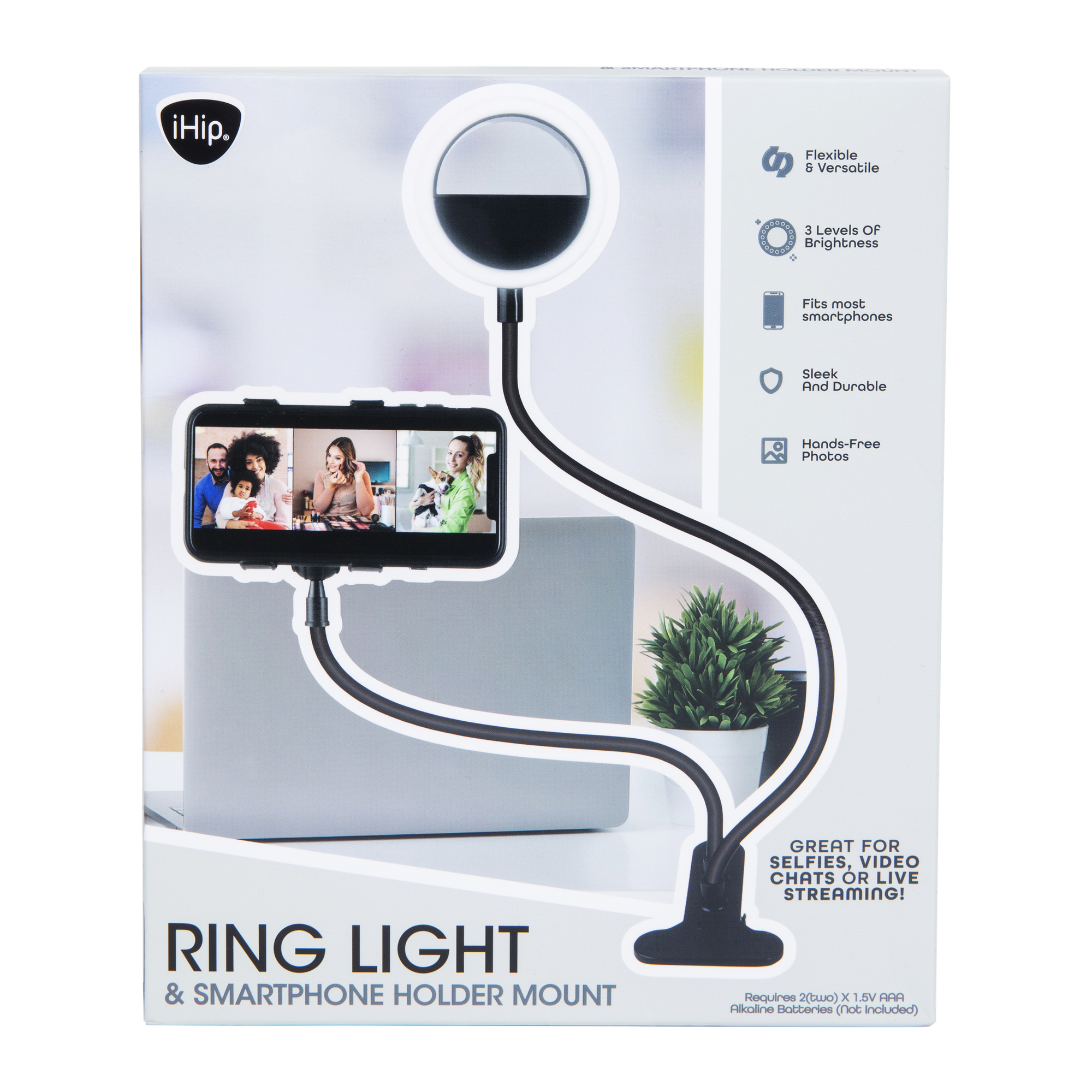 Ring Light & Smartphone Holder Mount