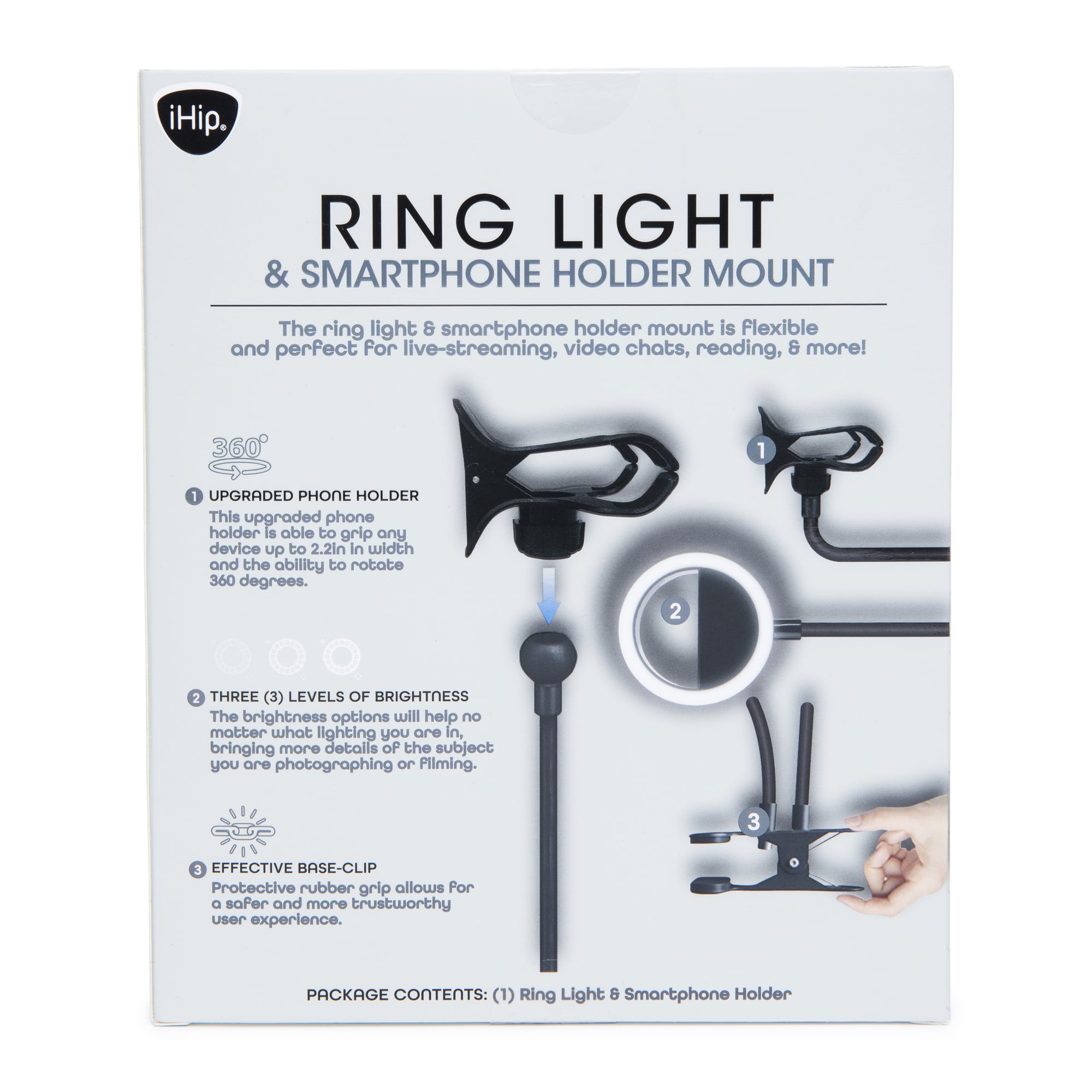 Ring Light & Smartphone Holder Mount