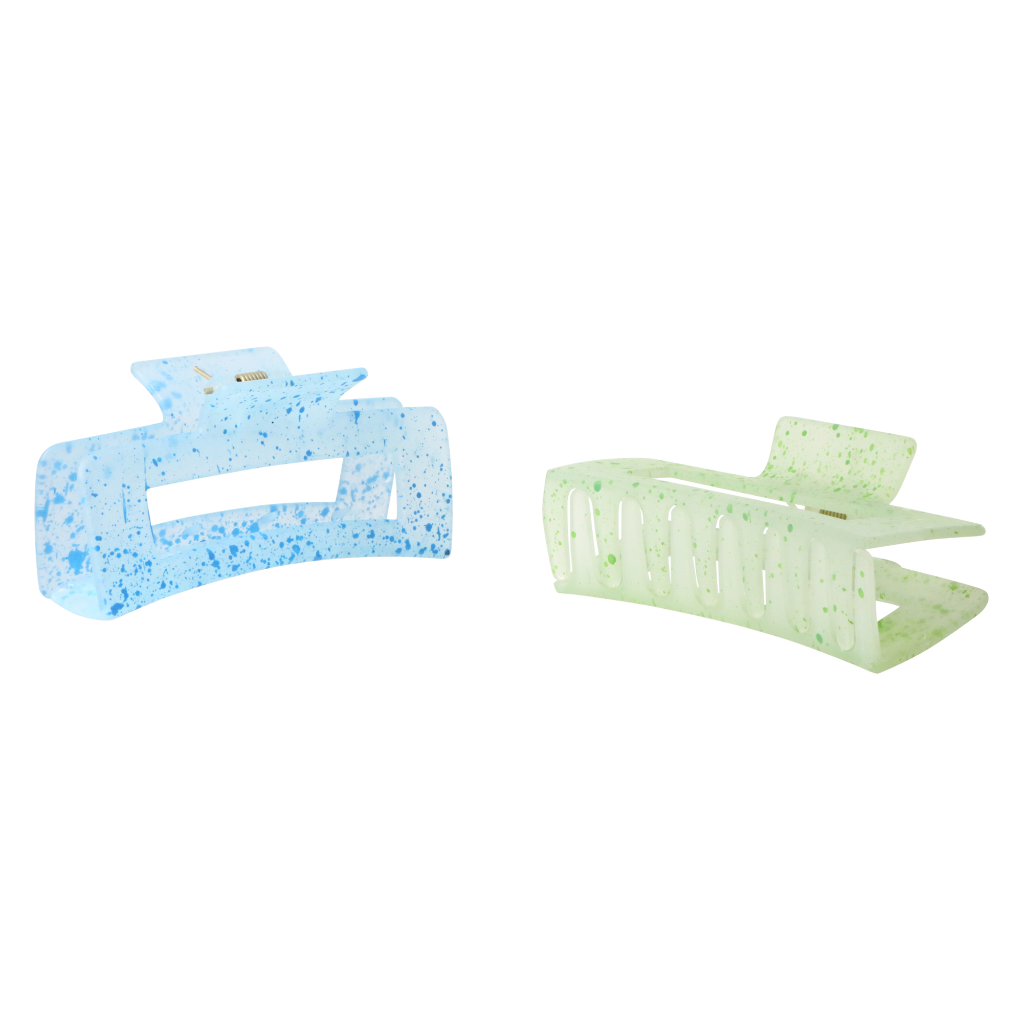 Rectangle Claw Hair Clips 2-Pack