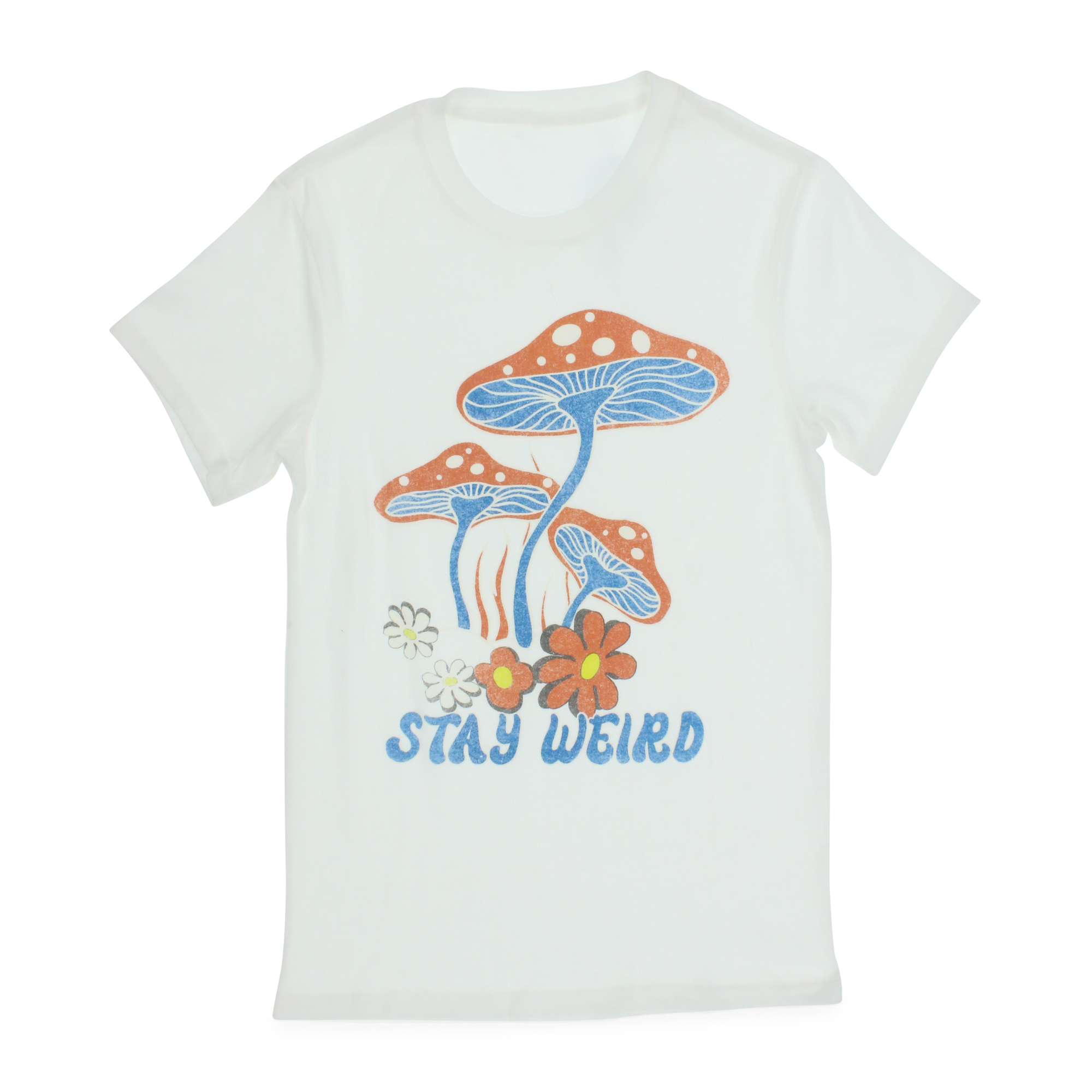 stay Weird' Mushroom Graphic Tee