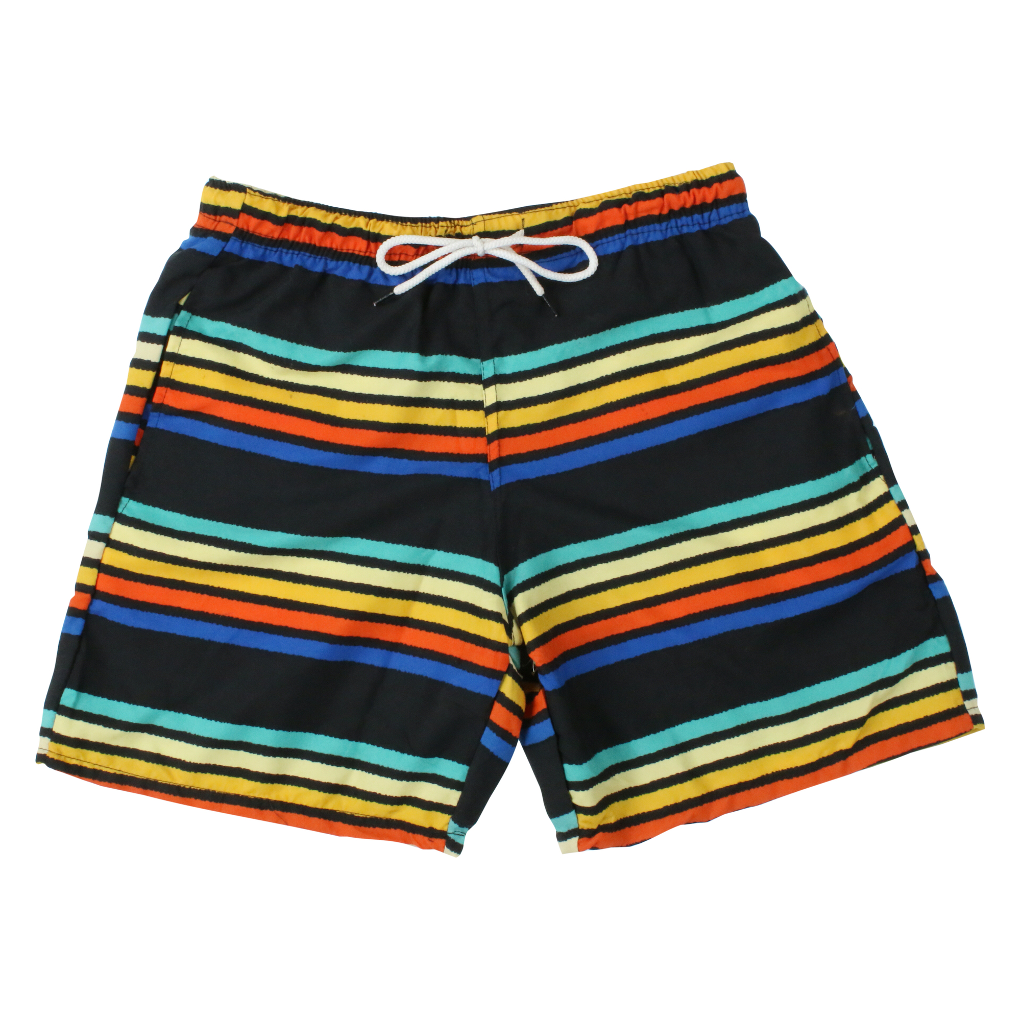 Blue Tie Dye Swim Trunks