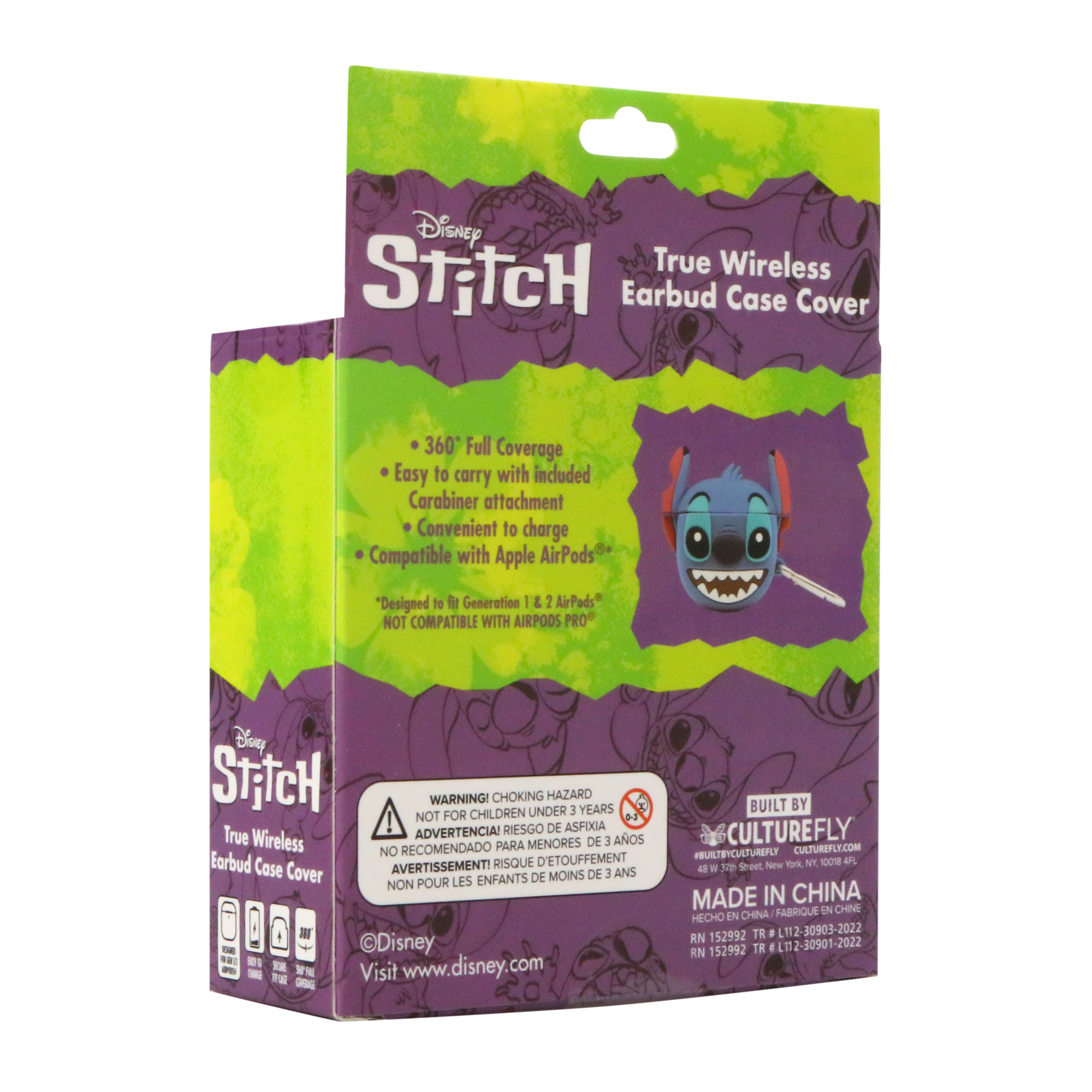 Disney Stitch Case Fit For Airpods® Gen 1 & Gen 2