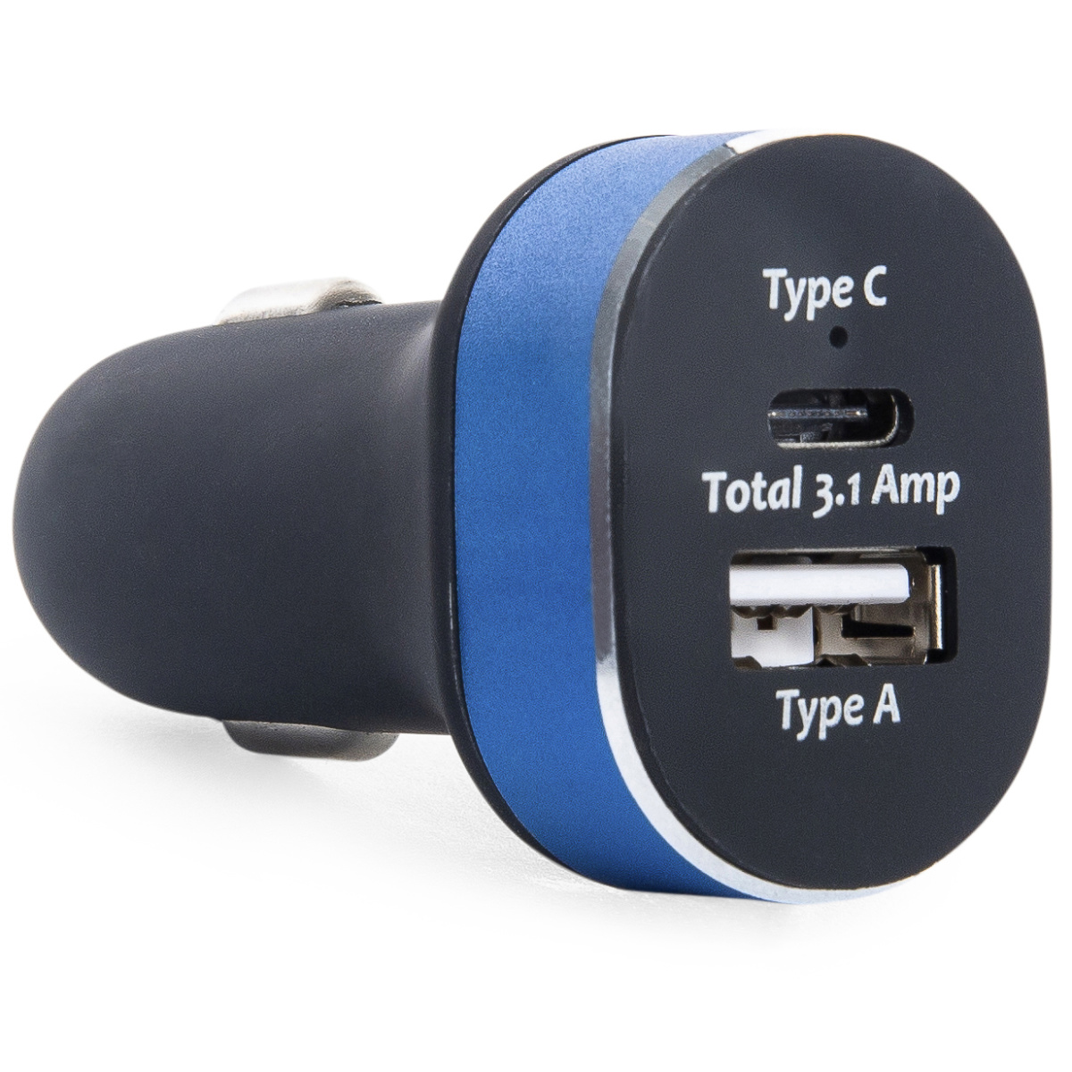 Dual Type-C & USB-Car Charger 3.1Amp
