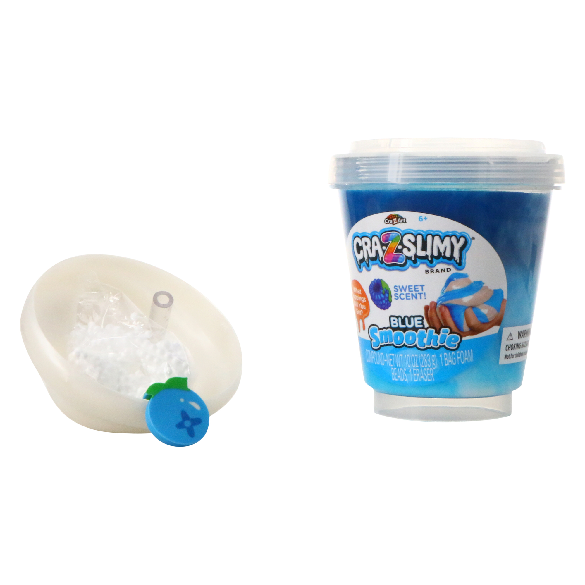 Cra-Z-Slimy® Smoothie Scented Slime & Foam Beads 10oz