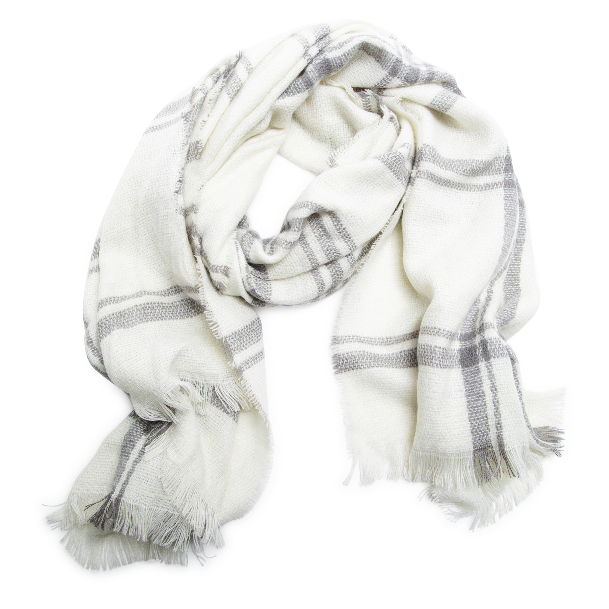 plaid oblong scarf | Five Below