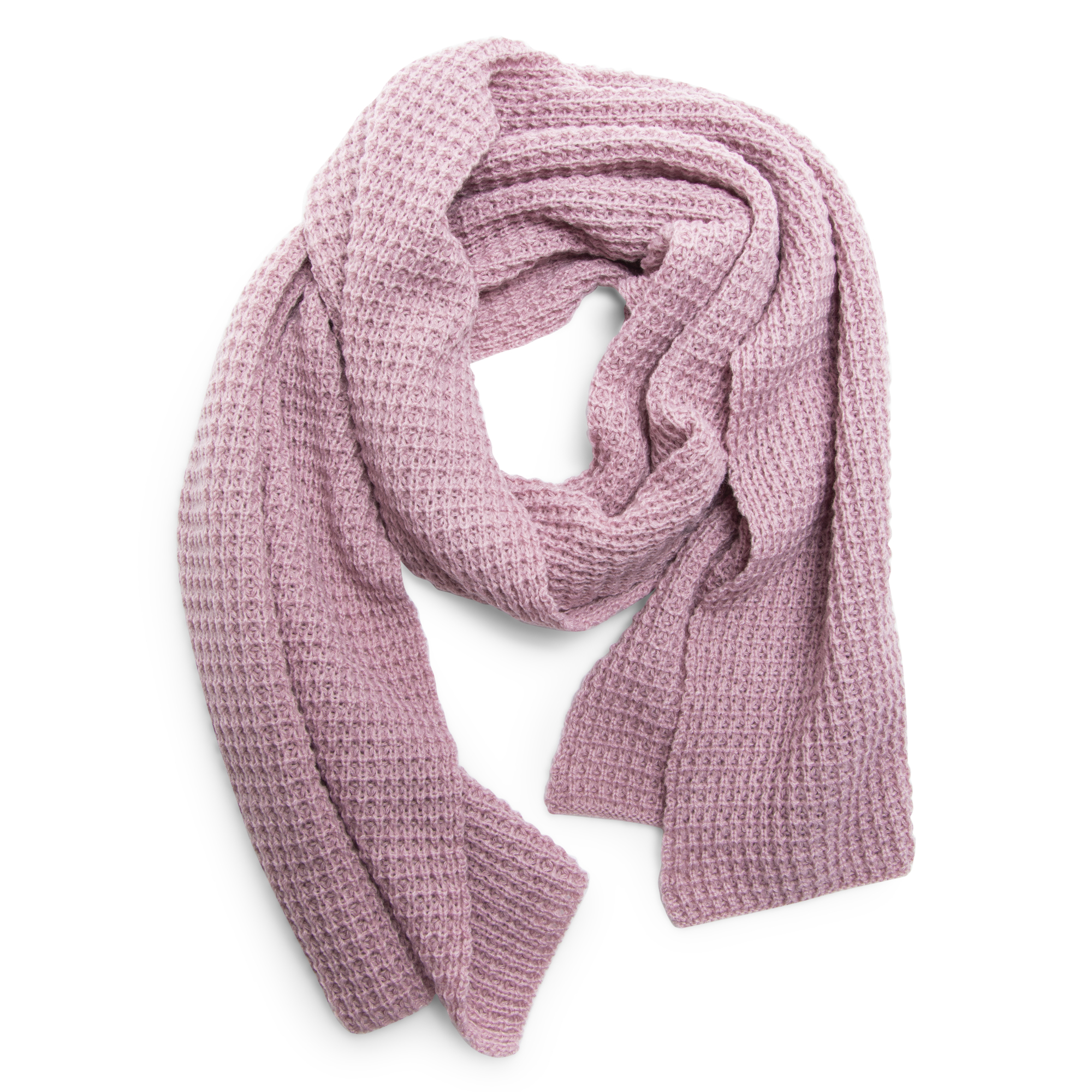 Waffle Knit Oblong Scarf