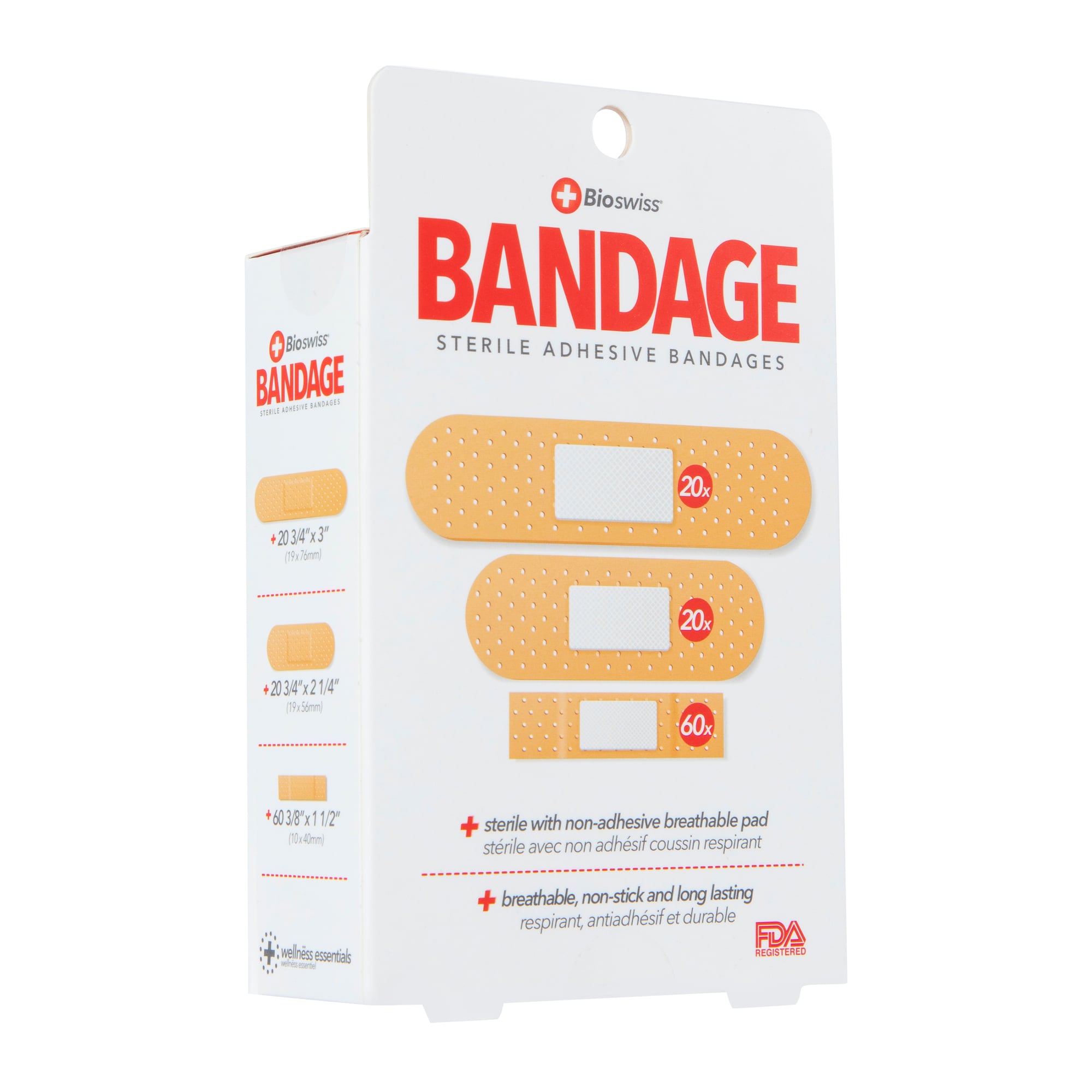 Bioswiss® Adhesive Bandages 100-Count