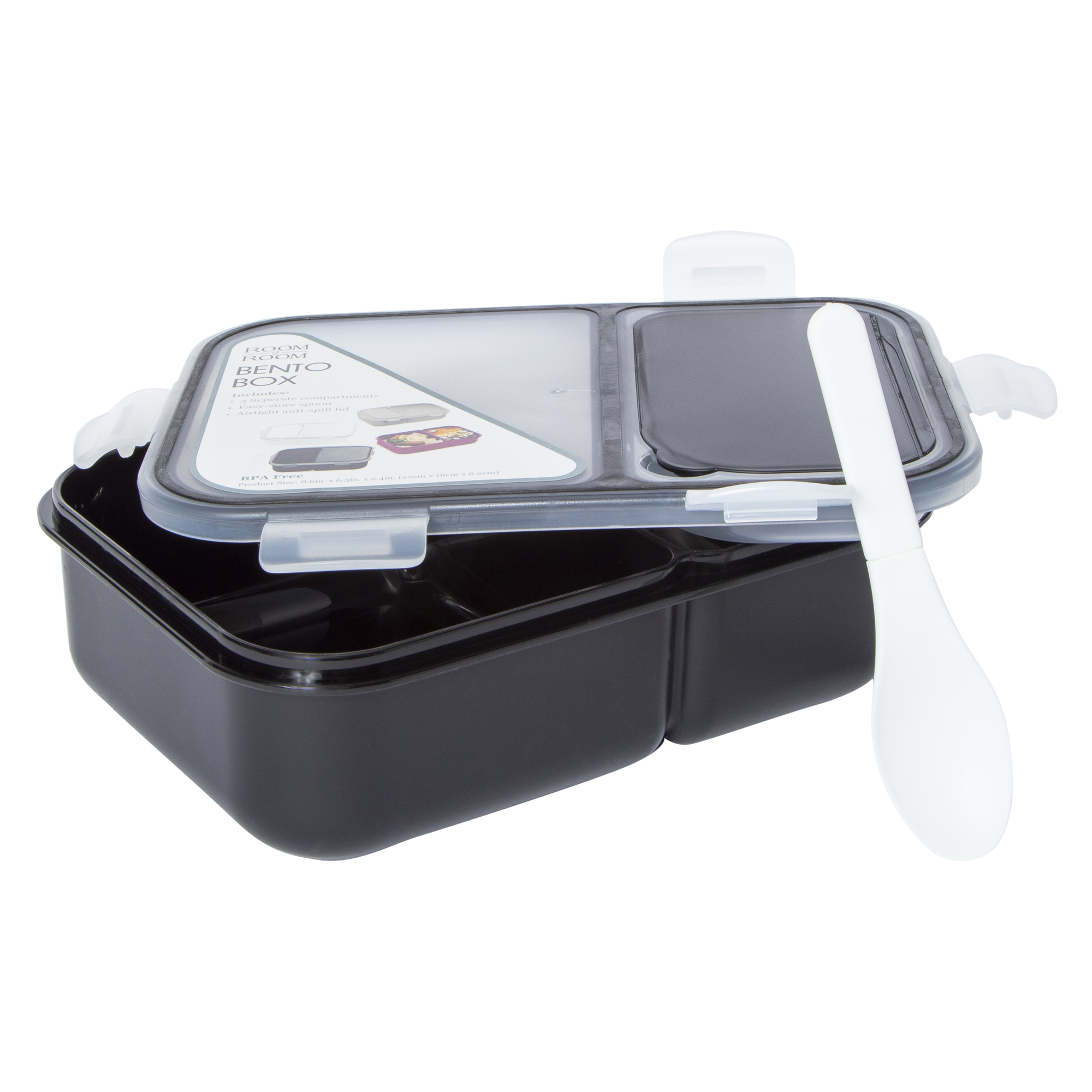 Bpa-Free Bento Box Food Storage Container 8.6in x 6.3in