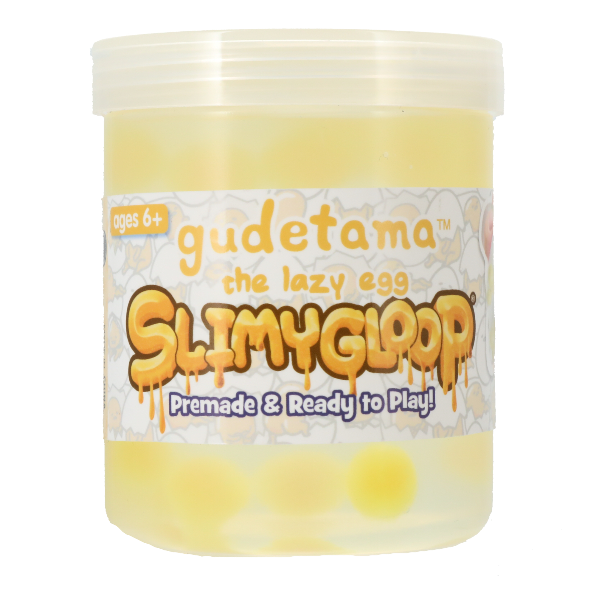 Gudetama™ The Lazy Egg Slimygloop® Slime Jar