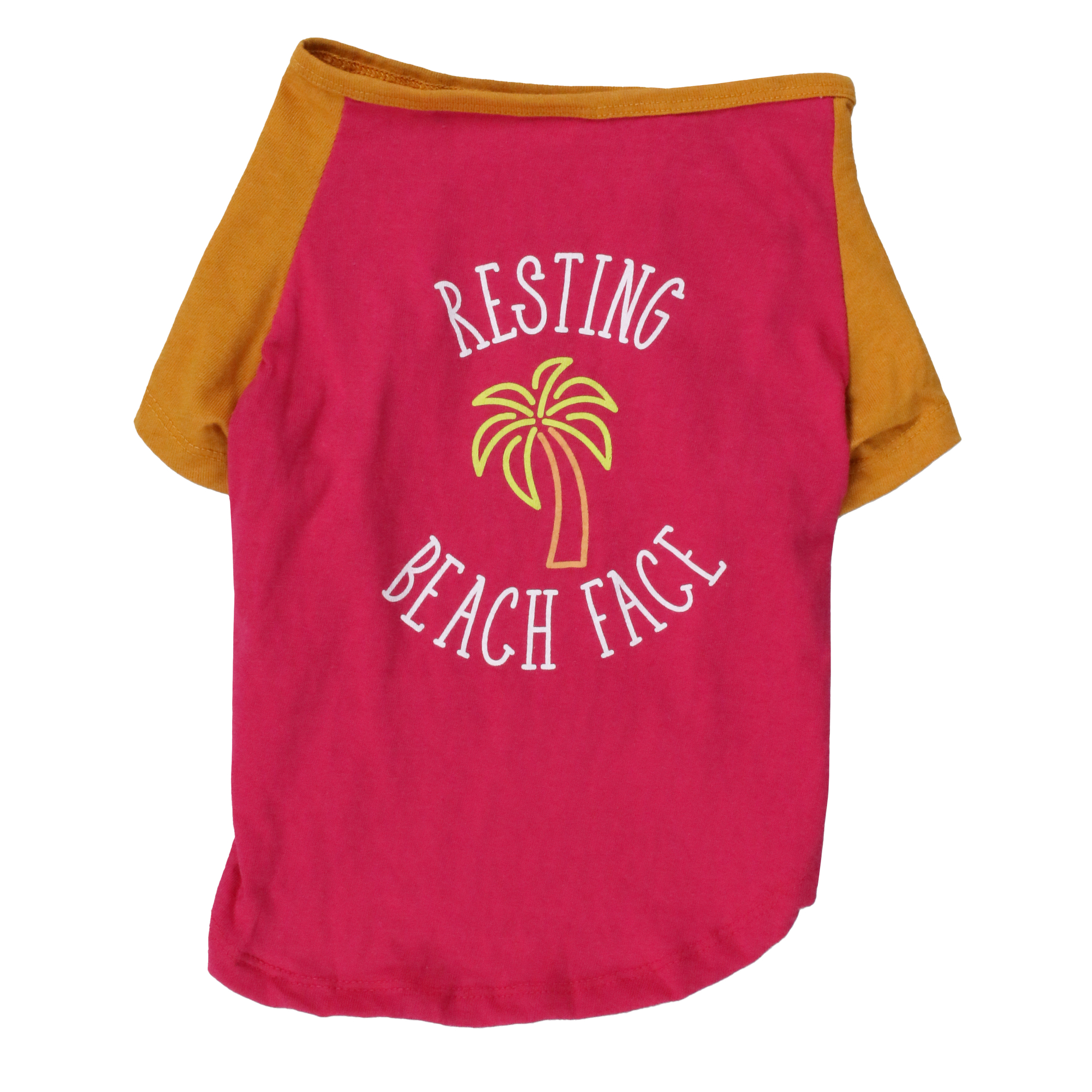 Summer Dog Graphic Tee - Resting Beach Face