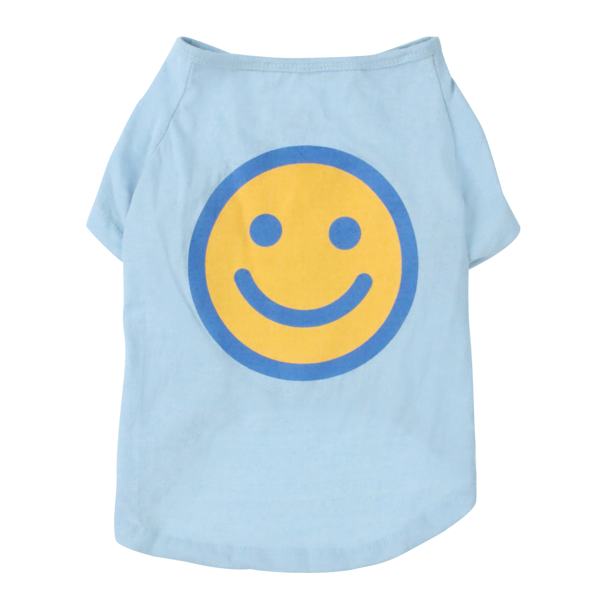 Blue Dog Tee - Happy Face - Medium