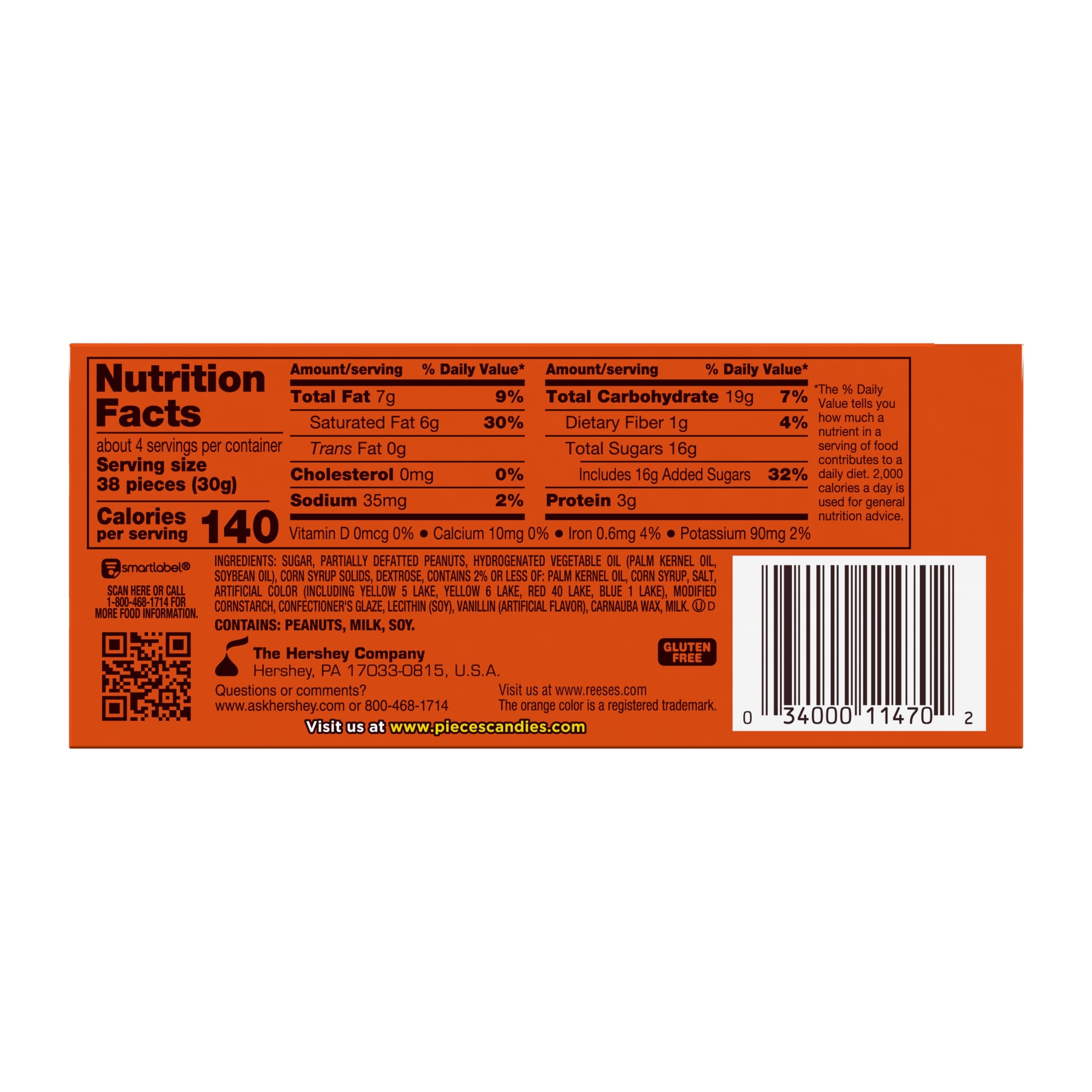 Reese's Pieces® Movie Theater Candy Box 4oz