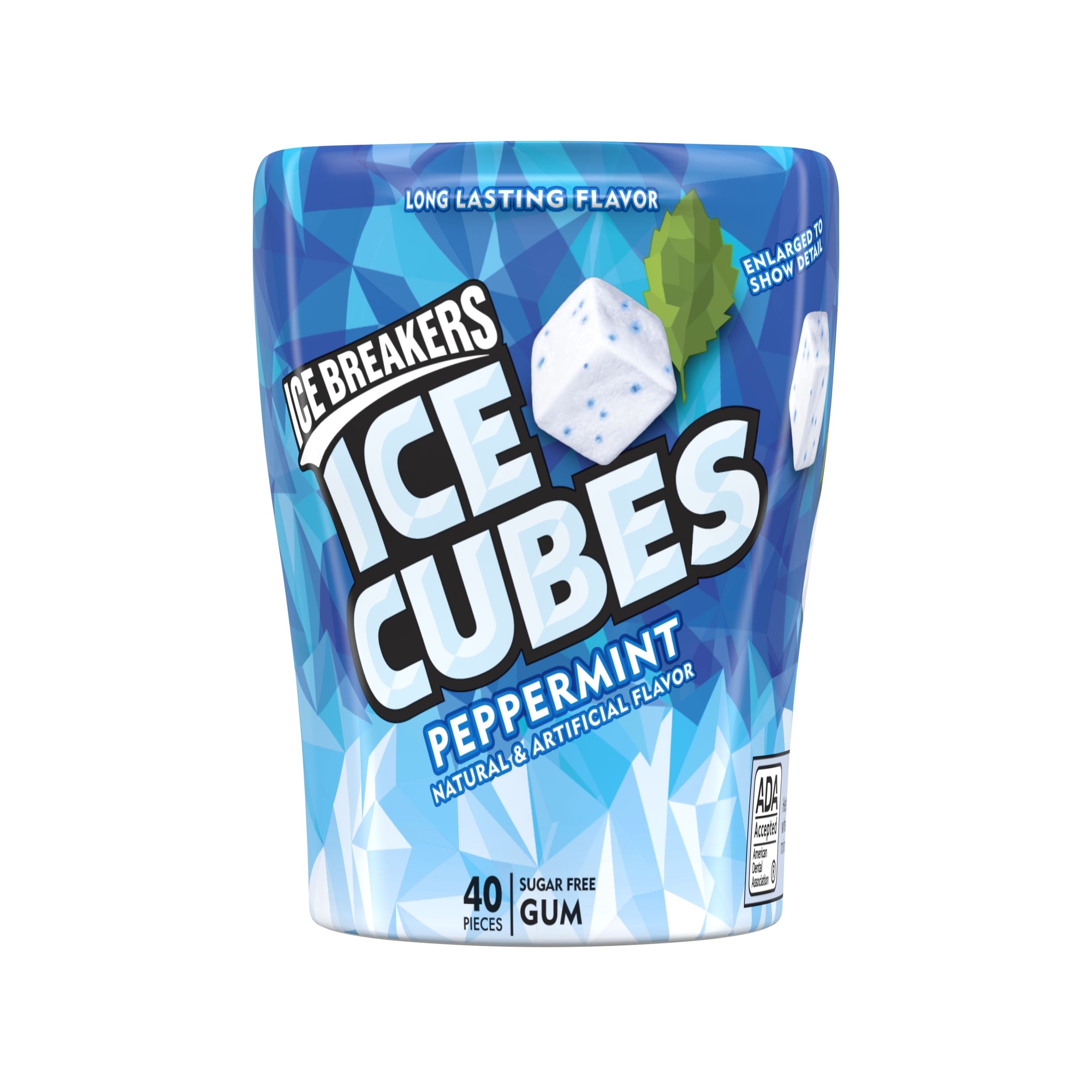 Ice Breakers® Ice Cubes Sugar Free Gum - Peppermint 6 40-Count Bottles