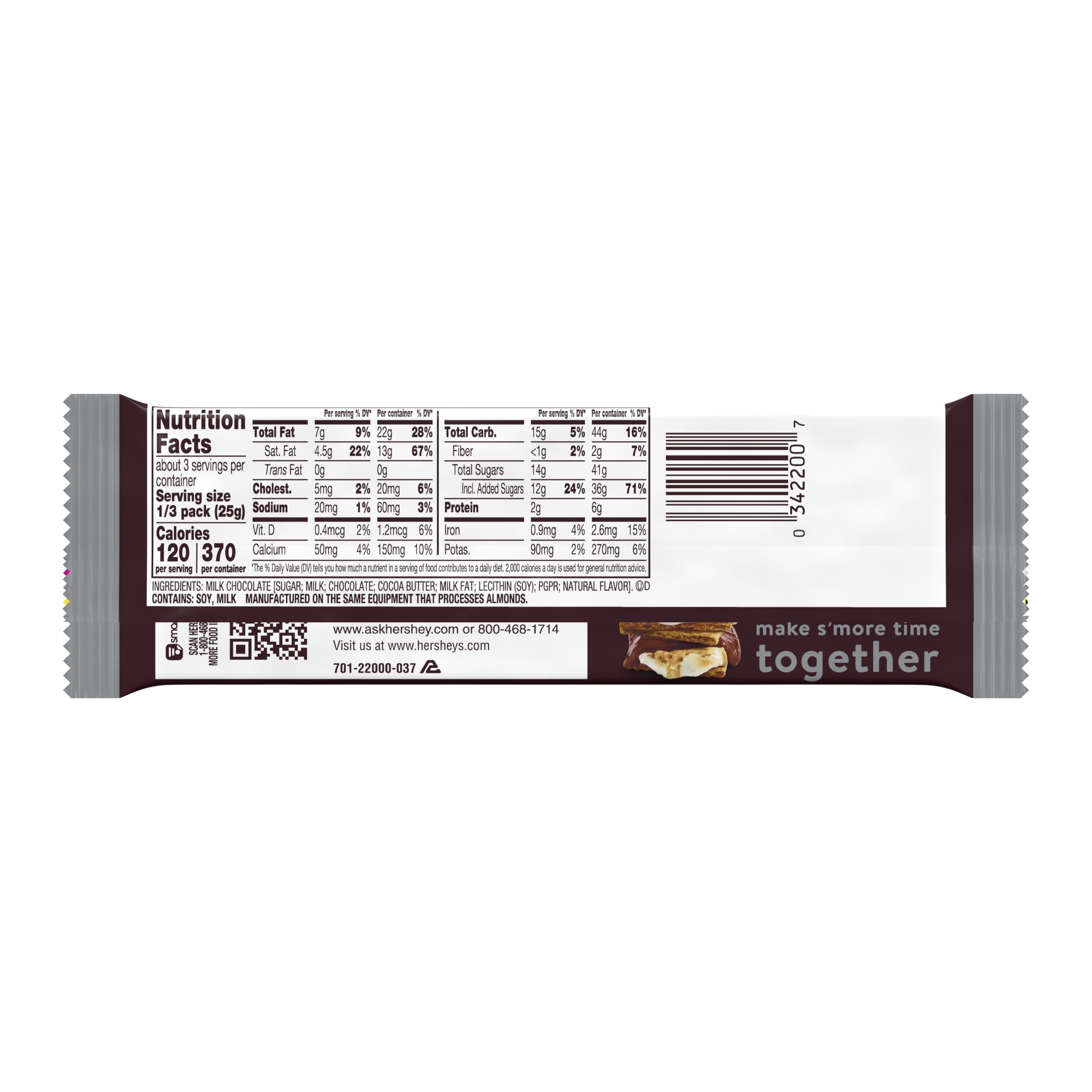 Hershey's® Milk Chocolate King Size Candy Bar 2.6oz