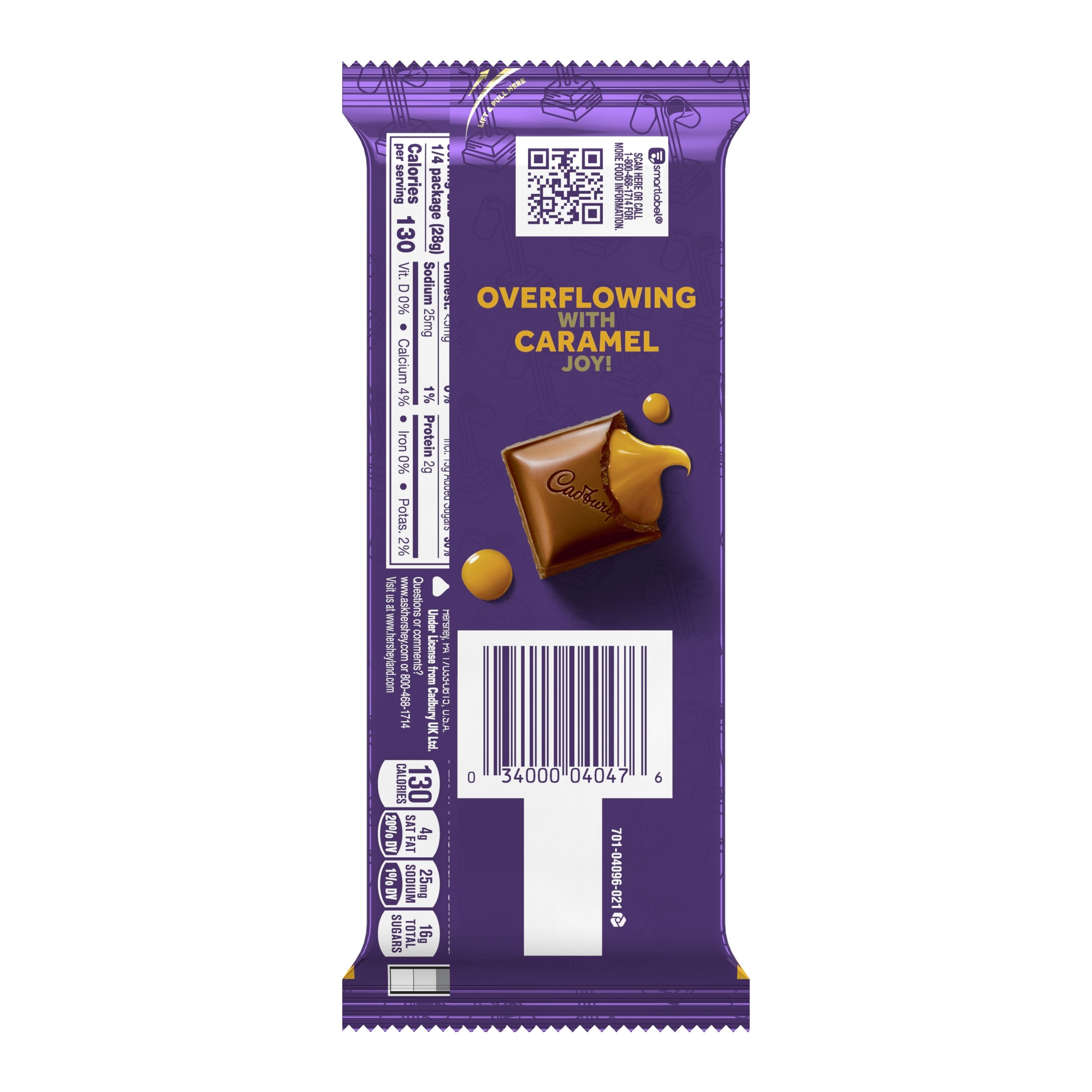 Cadbury® Caramello Milk Chocolate & Creamy Caramel Bar 4oz