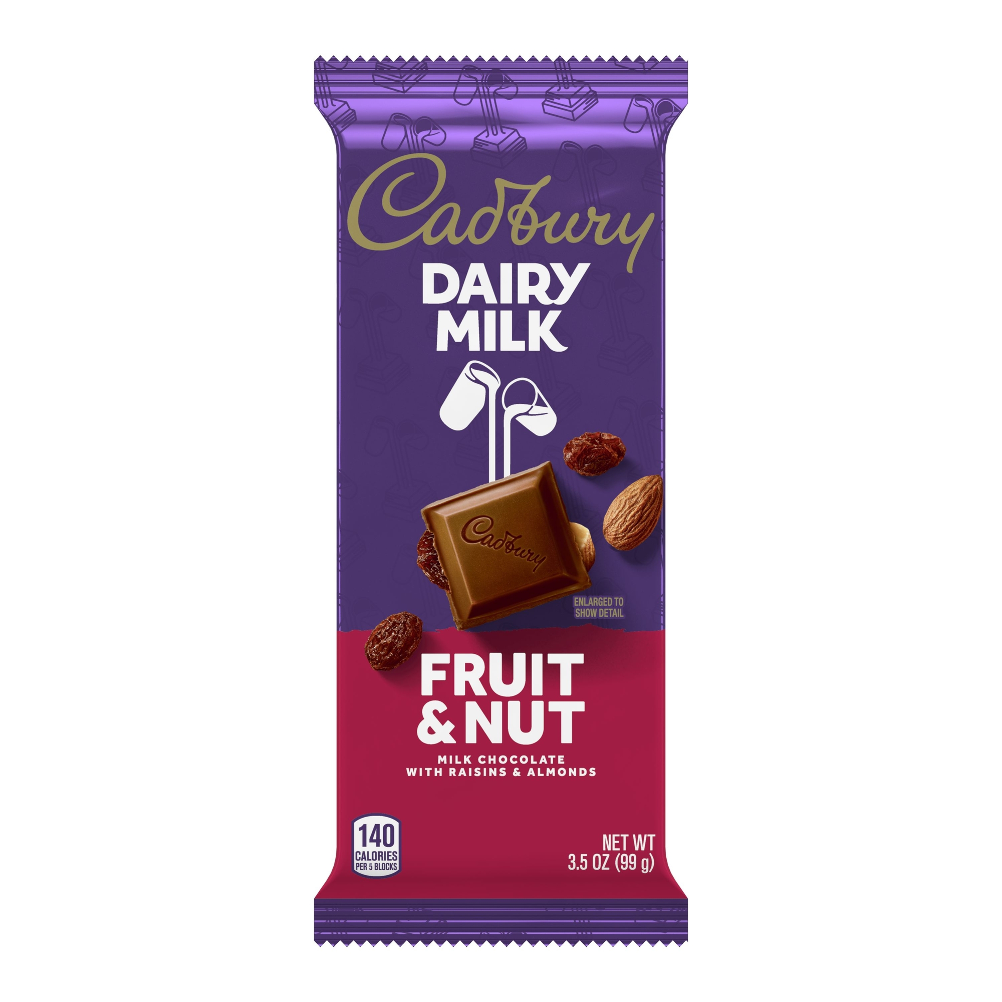 Cadbury® Fruit & Nut Milk Chocolate Bar 3.5oz