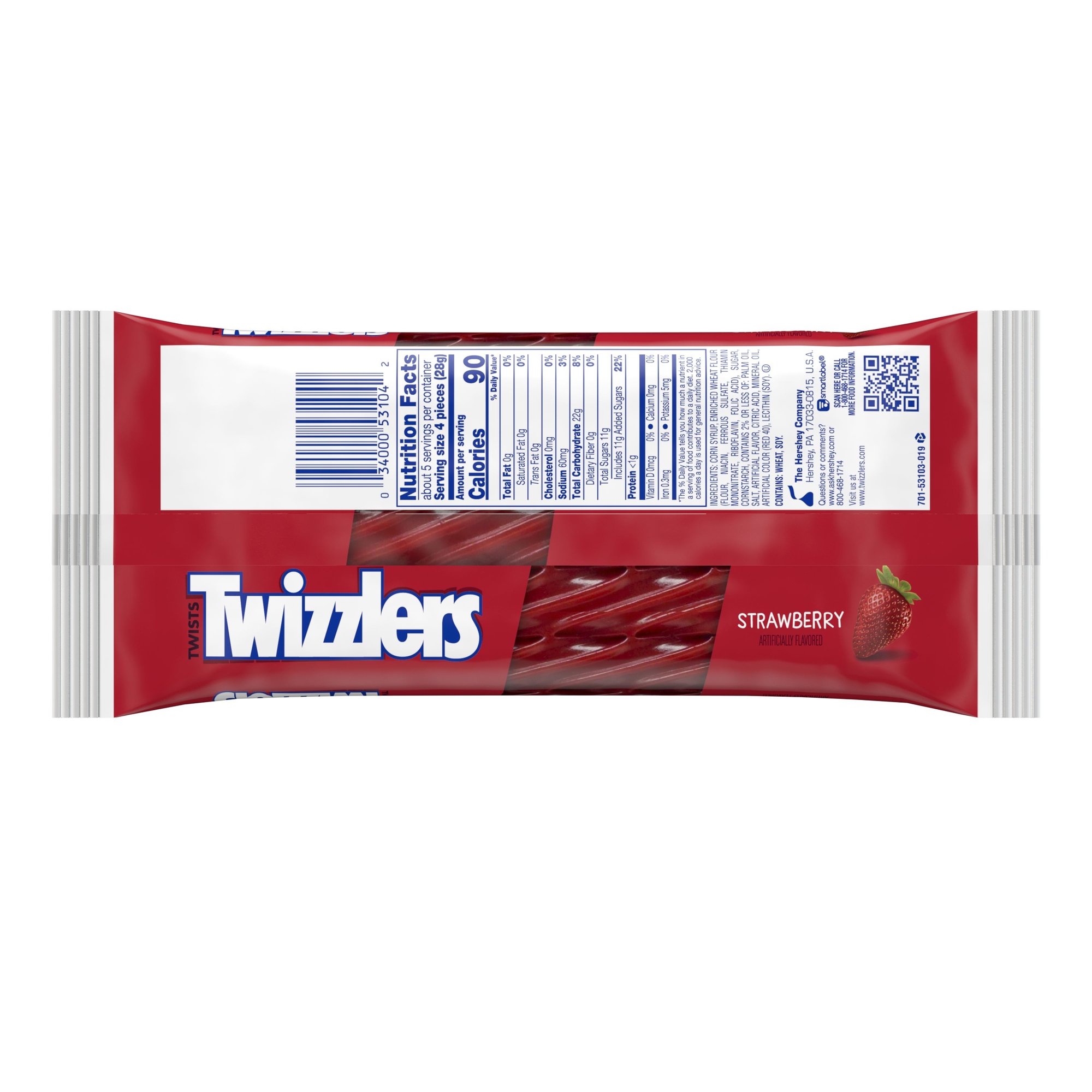Twizzlers® Strawberry Twists King Size Candy 5oz