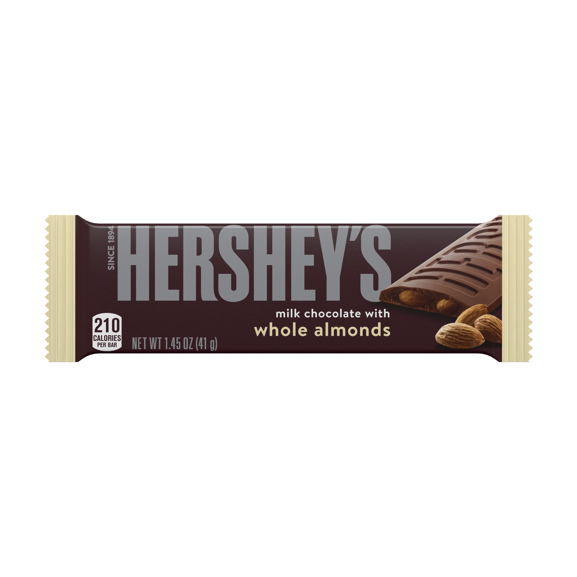 Hershey's® Milk Chocolate Whole Almonds Candy Bar 1.45oz