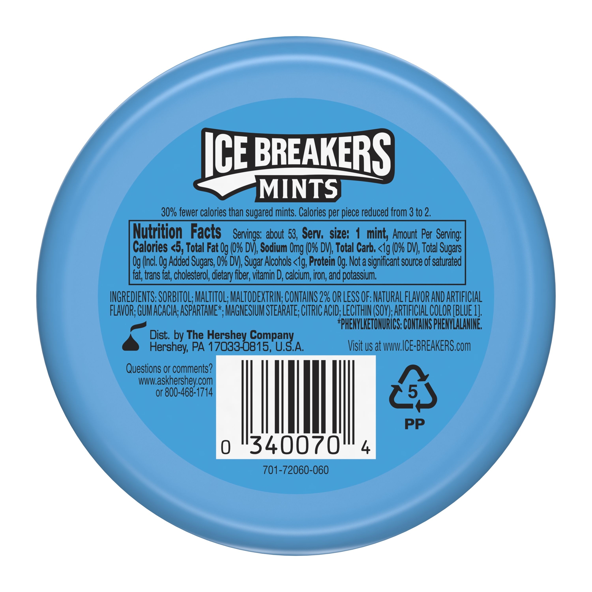 Ice Breakers® Sugar-Free Mints 1.5oz - Coolmint