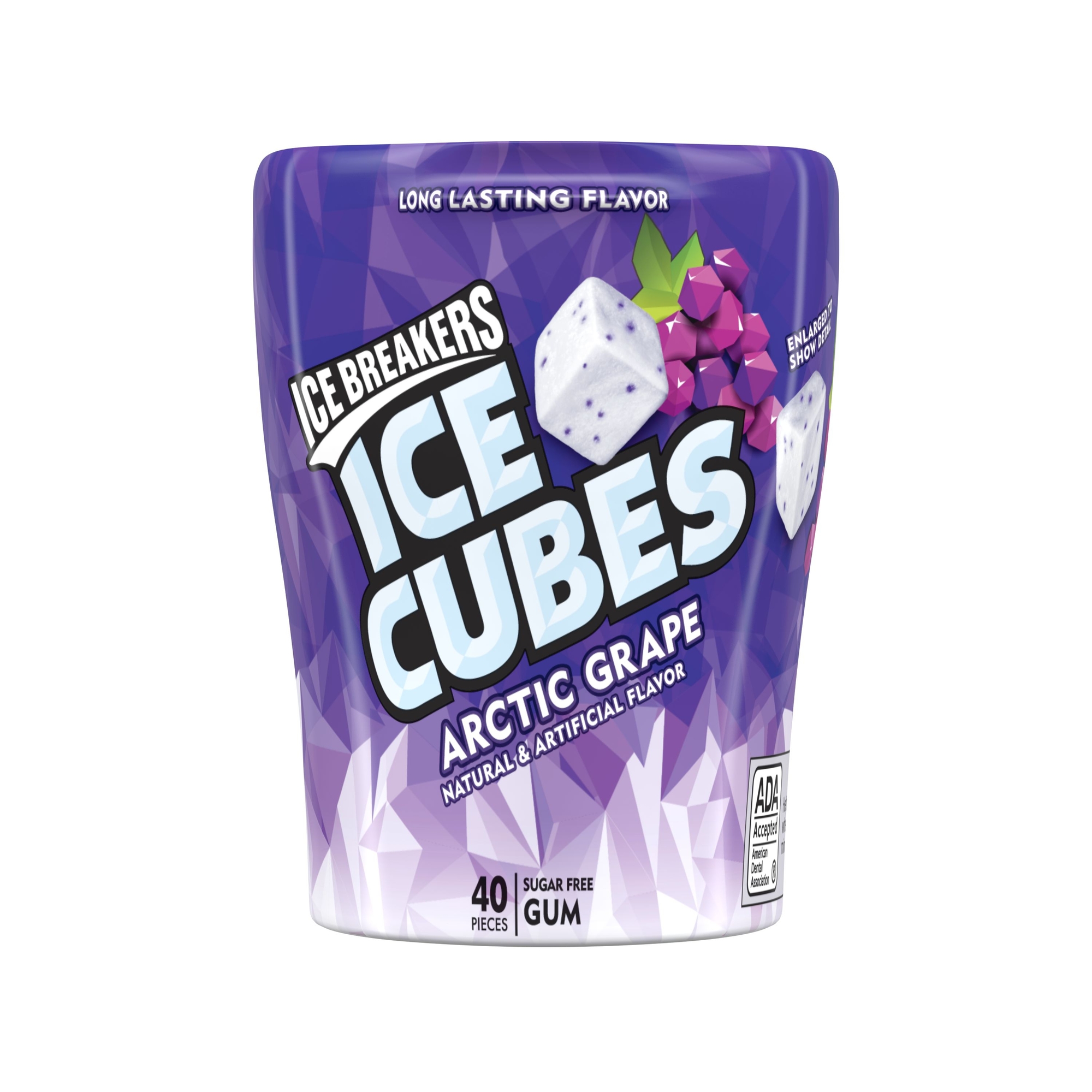 Ice Breakers® Ice Cubes Sugar Free Gum - Arctic Grape 40 Pieces