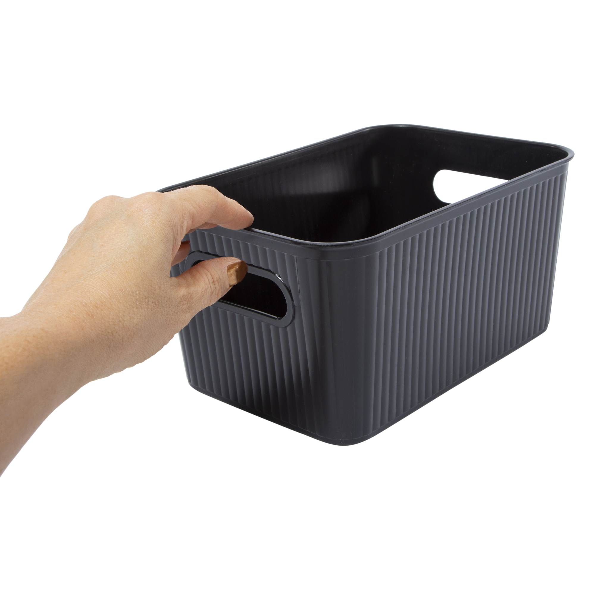 Large Emerald Green Storage Bin 14in x 10in