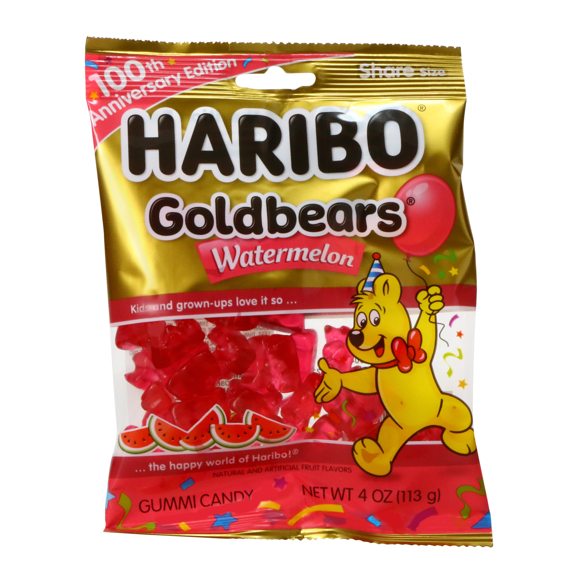 Haribo Goldbears® Watermelon 100Th Anniversary Edition Gummi Candy 4oz