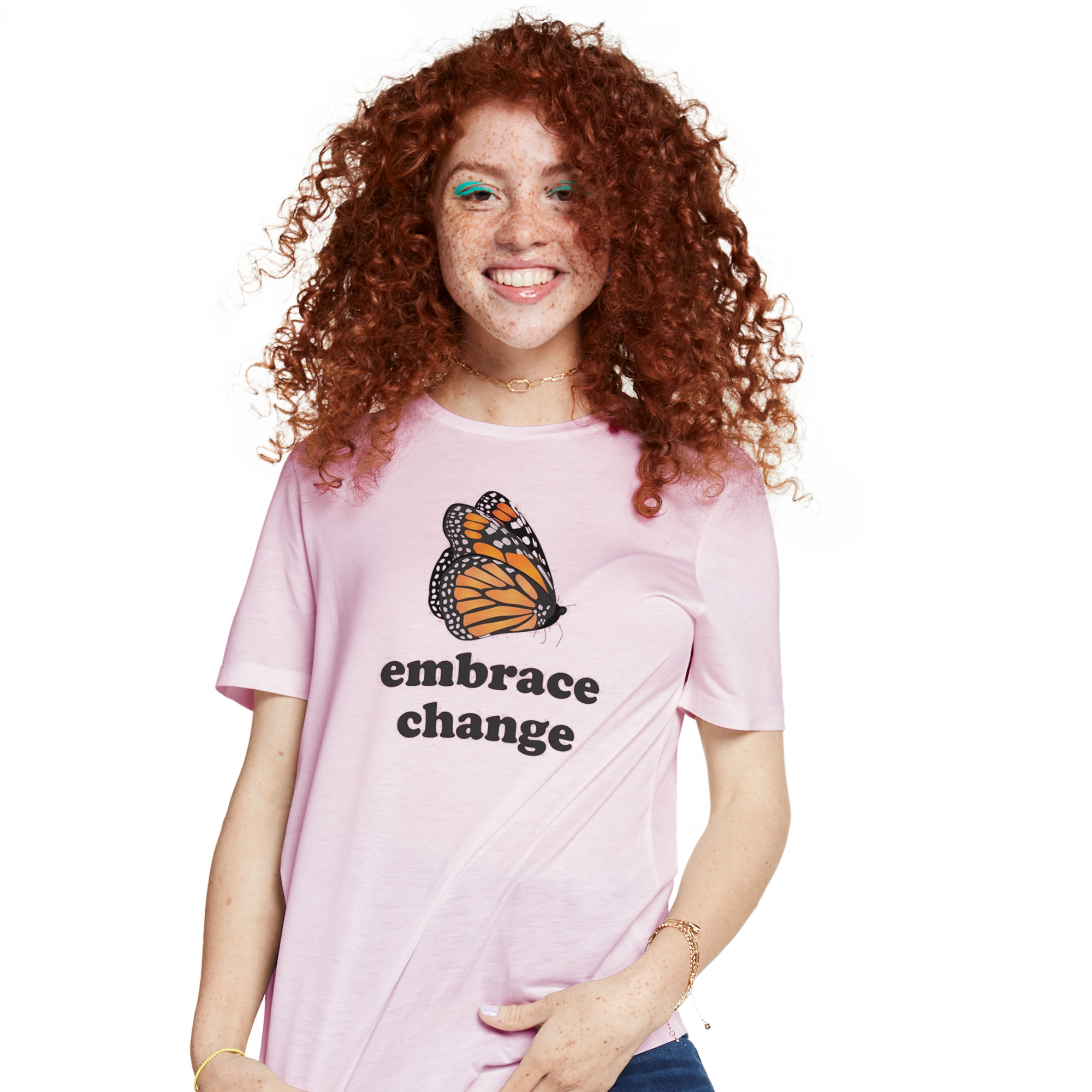 Embrace Change' Butterfly Graphic Tee