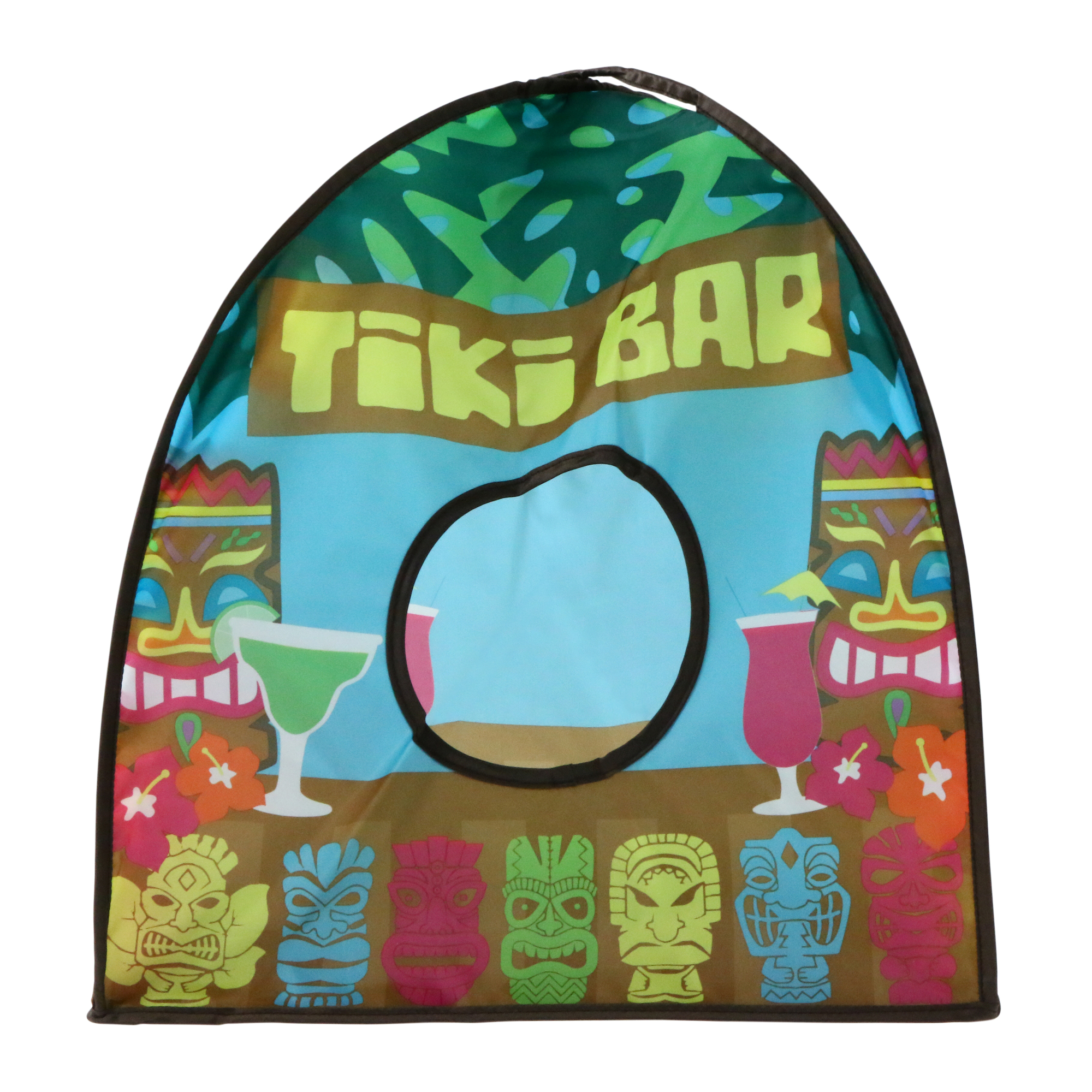 Tiki Bar Pop-Up Pet Hut 22in x 18in