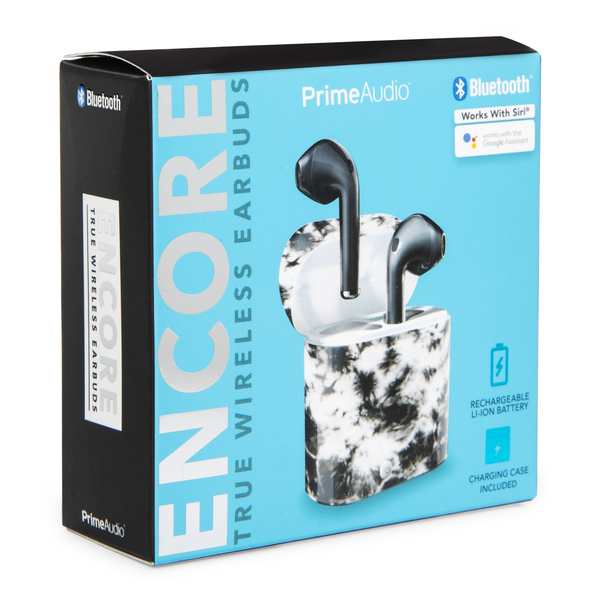 Encore Bluetooth® Earbuds With Mic & Printed Charging Case
